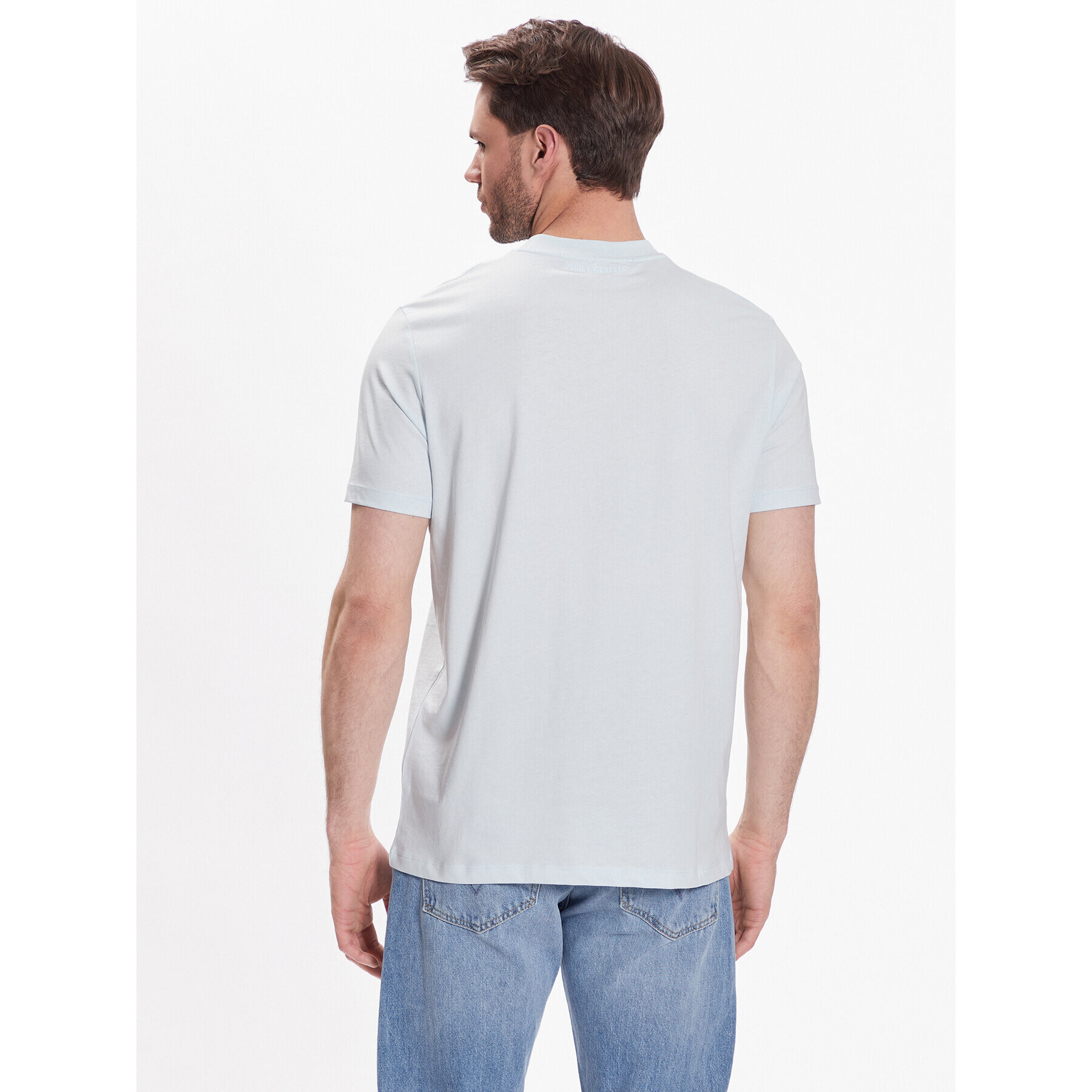 KARL LAGERFELD Тишърт Crew Neck 755053 532224 Син Regular Fit - Pepit.bg