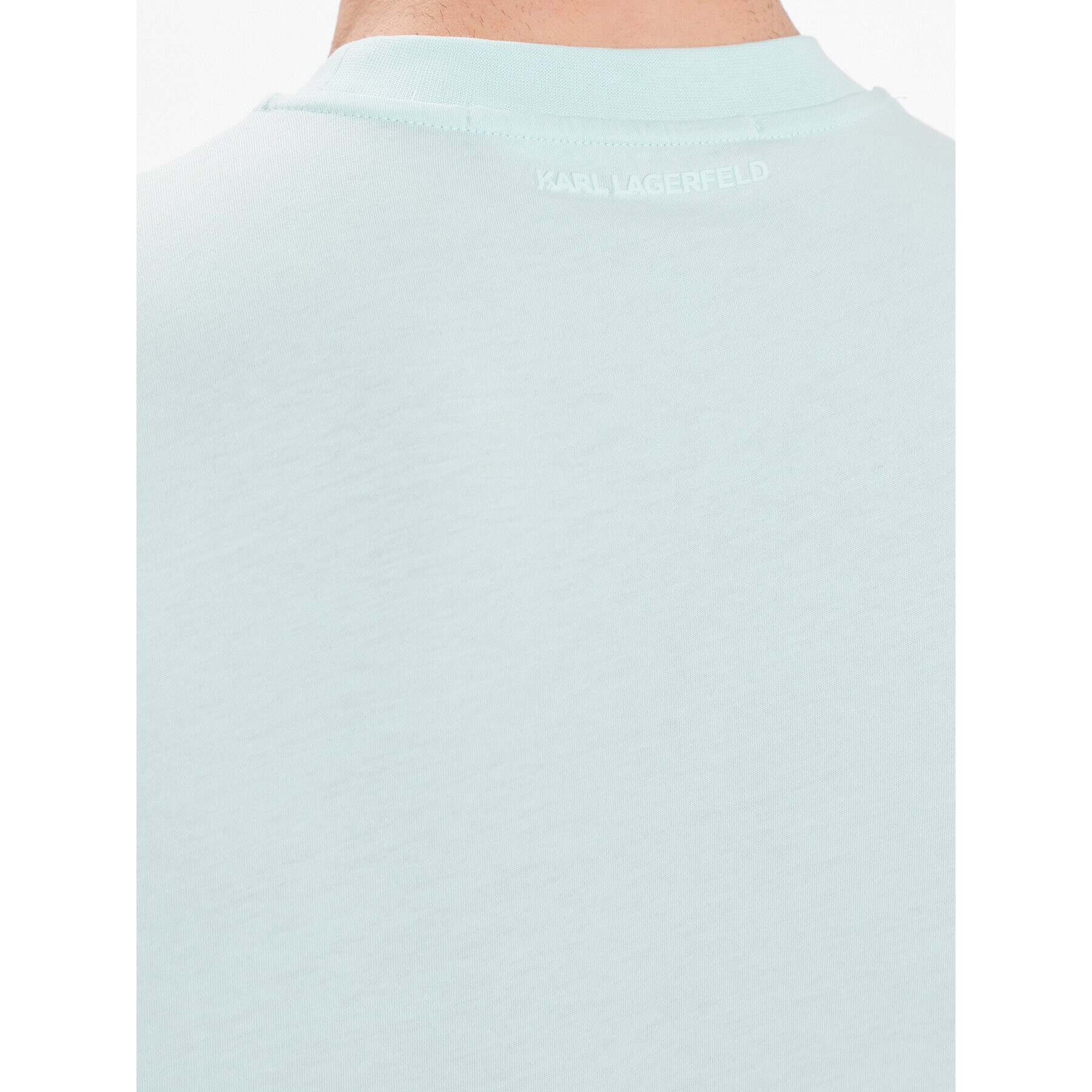 KARL LAGERFELD Тишърт Crew Neck 755053 532224 Зелен Regular Fit - Pepit.bg