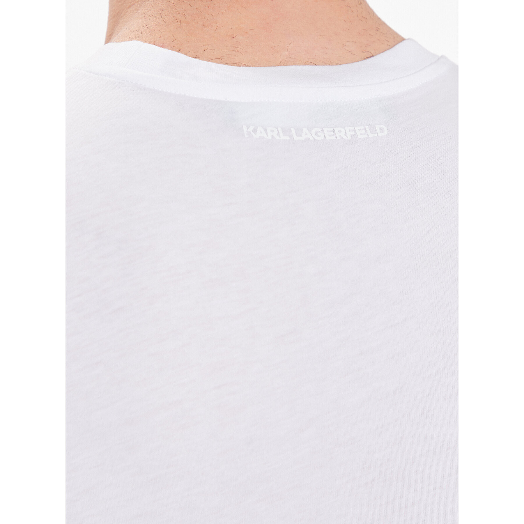 KARL LAGERFELD Тишърт Crew Neck 755072 532251 Бял Regular Fit - Pepit.bg