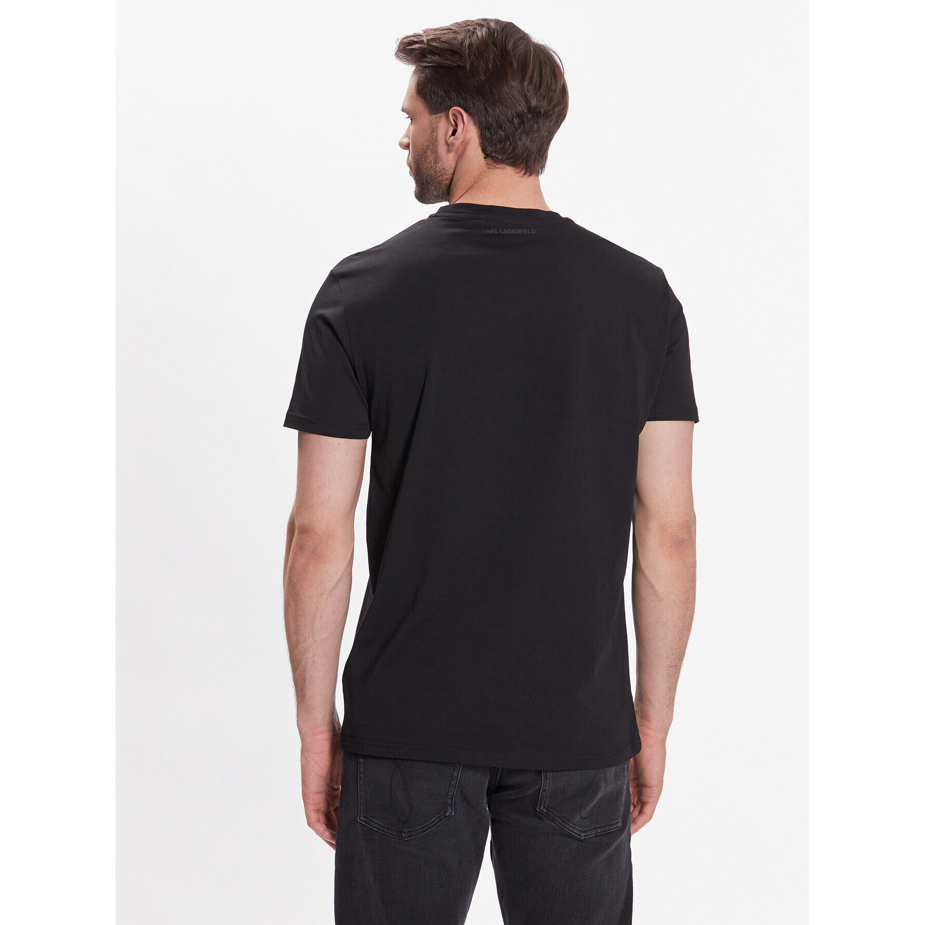 KARL LAGERFELD Тишърт Crew Neck 755072 532251 Черен Regular Fit - Pepit.bg