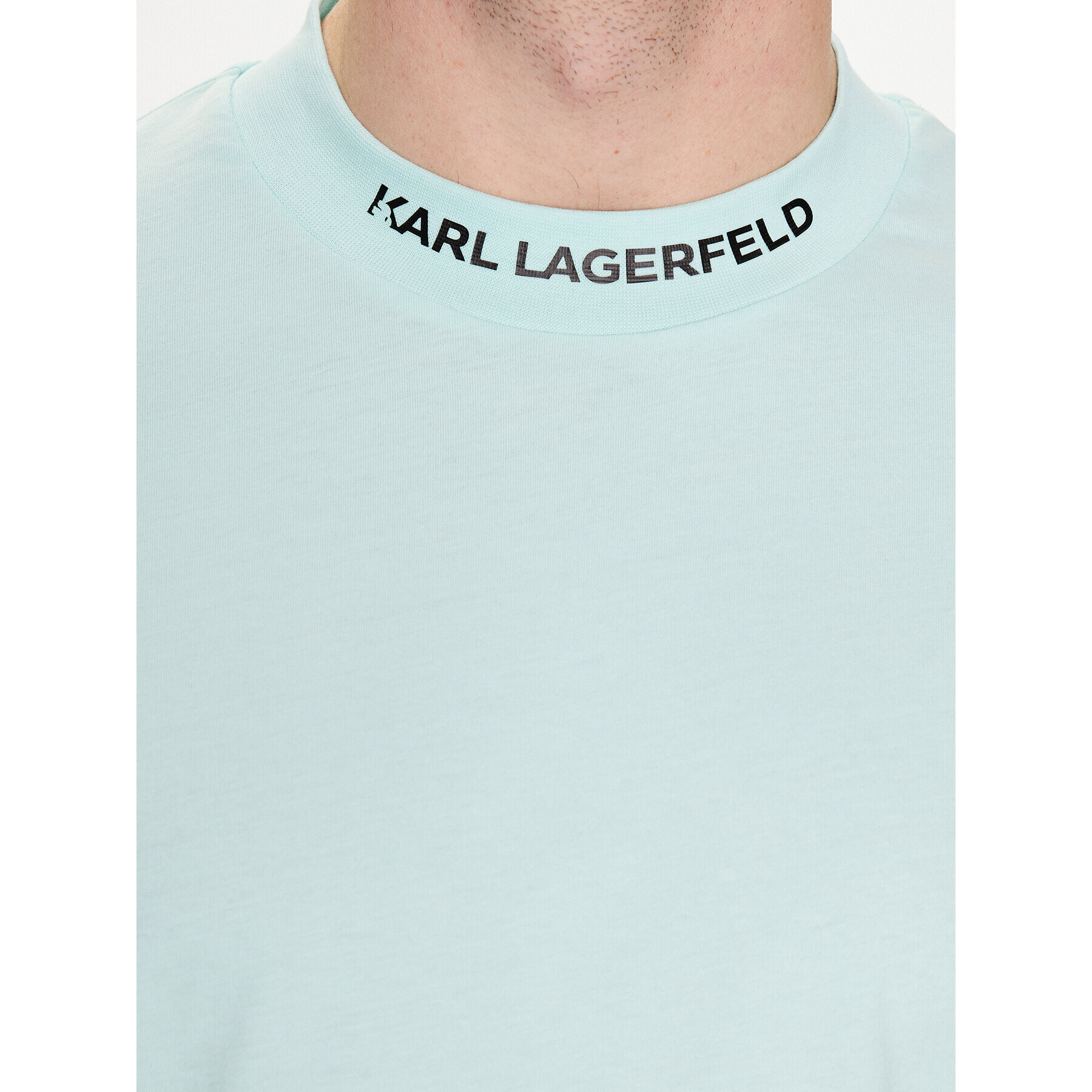 KARL LAGERFELD Тишърт Crew Neck 755150 532224 Зелен Regular Fit - Pepit.bg