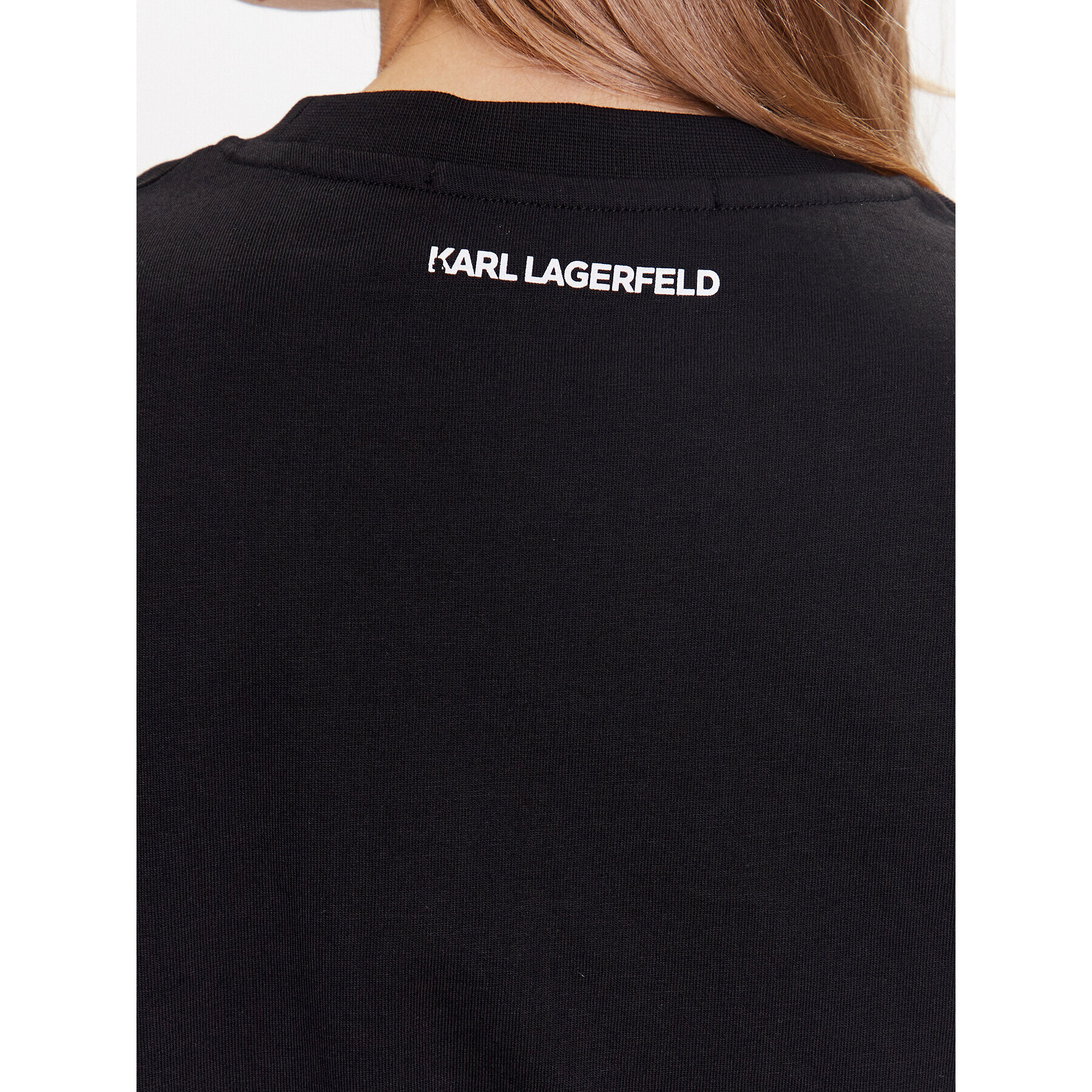 KARL LAGERFELD Тишърт Ikonik 2.0 230W1721 Черен Relaxed Fit - Pepit.bg