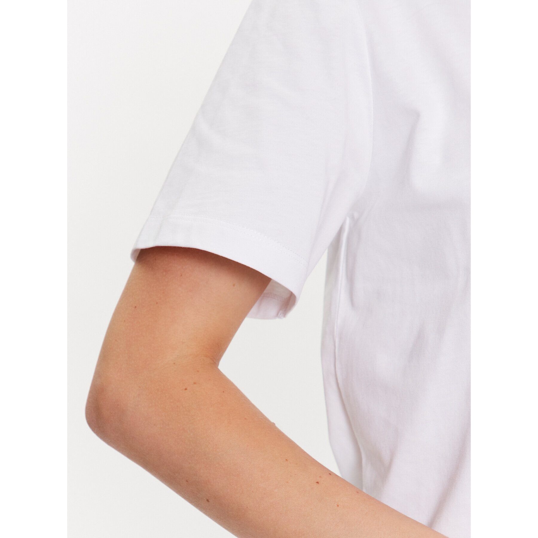 KARL LAGERFELD Тишърт Ikonik 230W1721 Бял Oversize - Pepit.bg