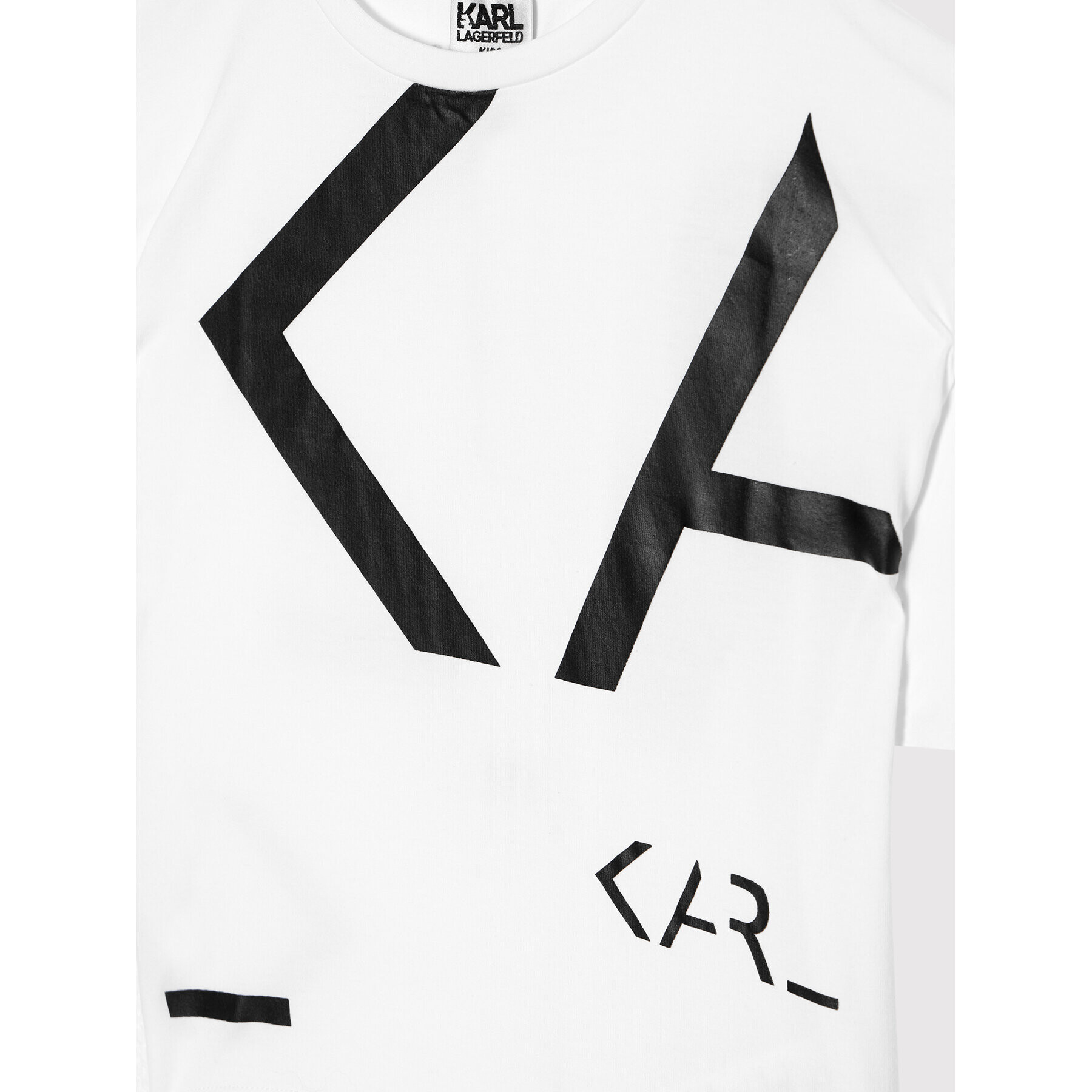 KARL LAGERFELD Тишърт Z15321 M Бял Regular Fit - Pepit.bg