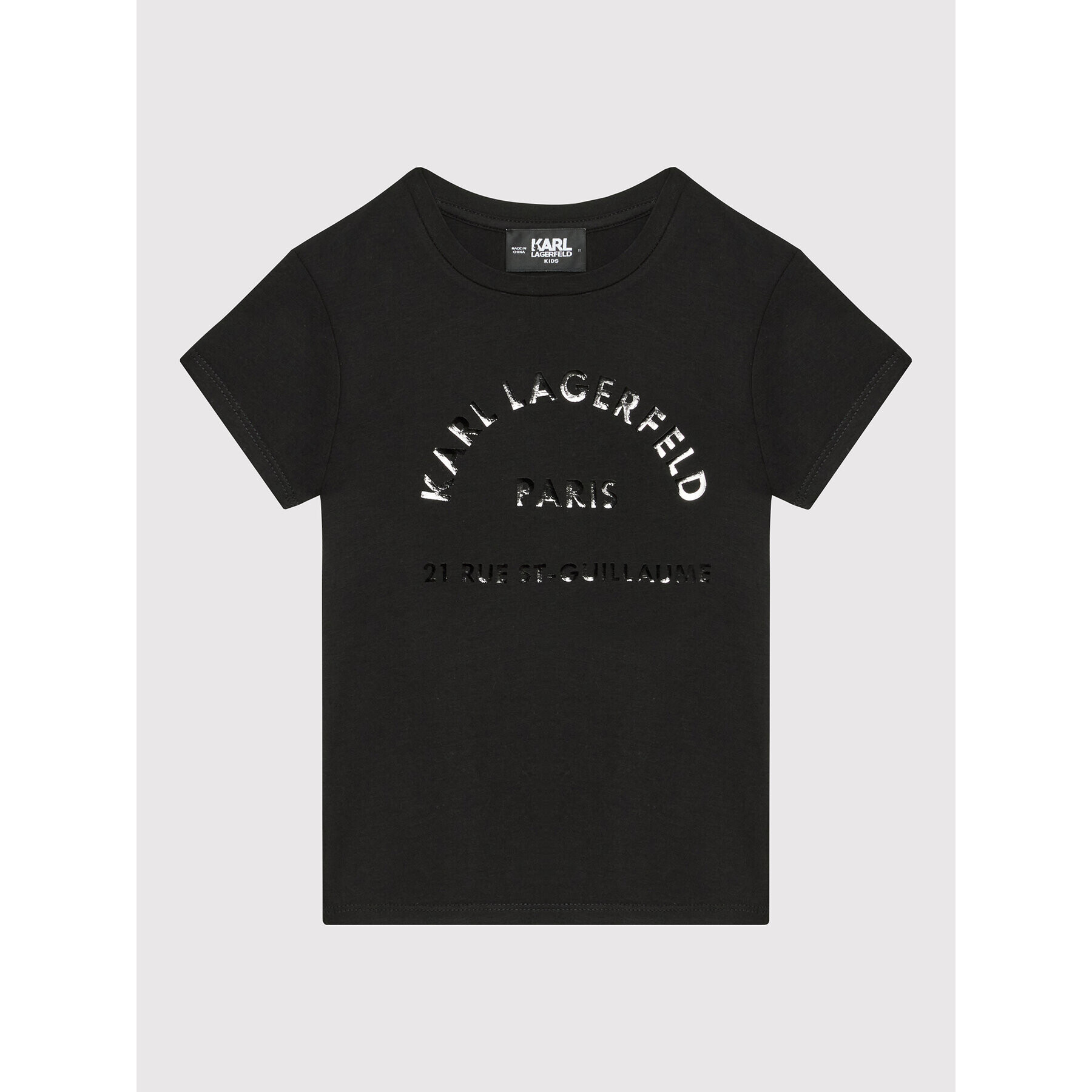 KARL LAGERFELD Тишърт Z15351 M Черен Regular Fit - Pepit.bg