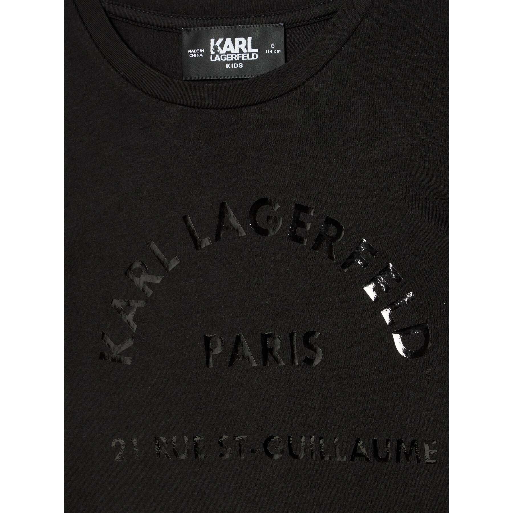 KARL LAGERFELD Тишърт Z15351 S Черен Regular Fit - Pepit.bg