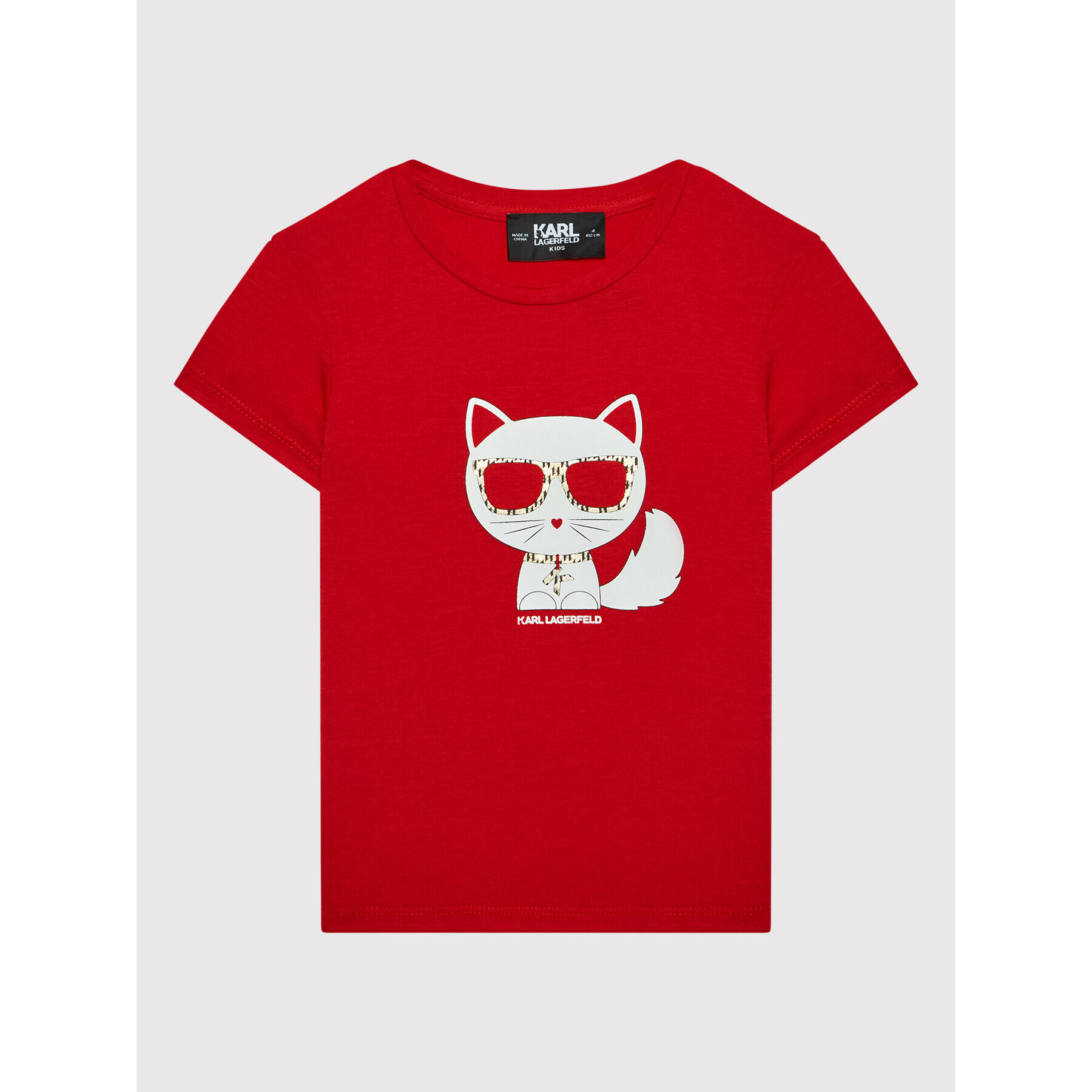 KARL LAGERFELD Тишърт Z15353 D Червен Regular Fit - Pepit.bg