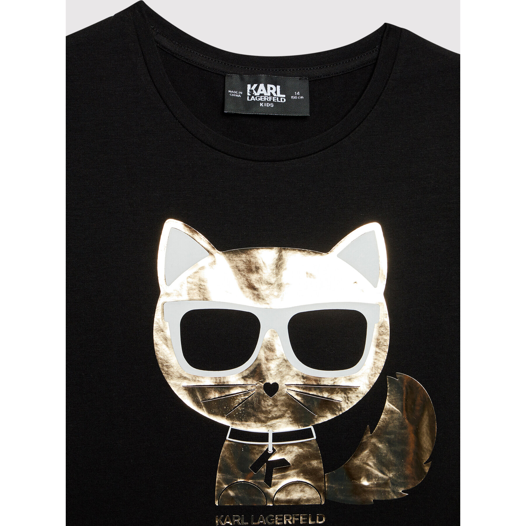 KARL LAGERFELD Тишърт Z15358 D Черен Regular Fit - Pepit.bg