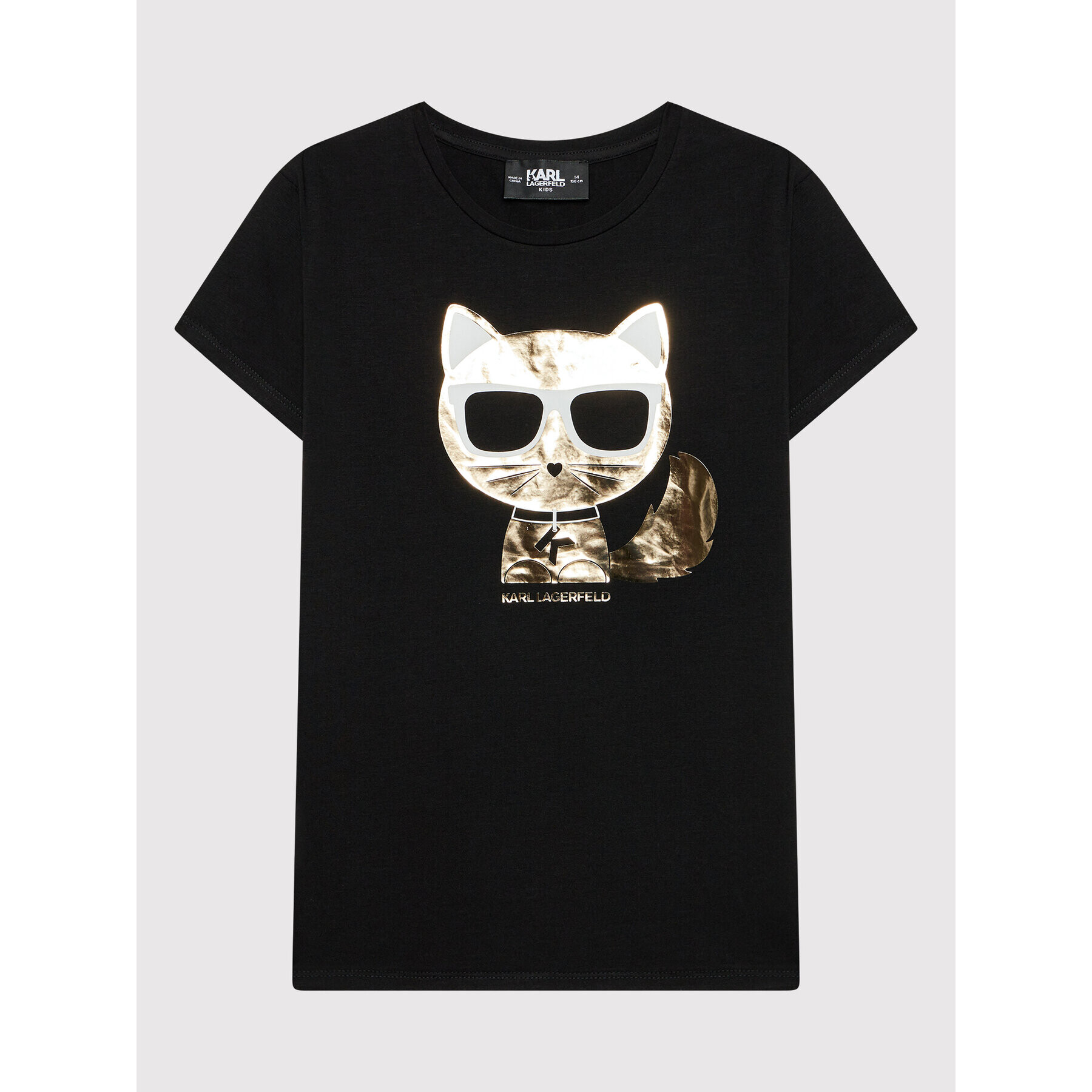 KARL LAGERFELD Тишърт Z15358 M Черен Regular Fit - Pepit.bg