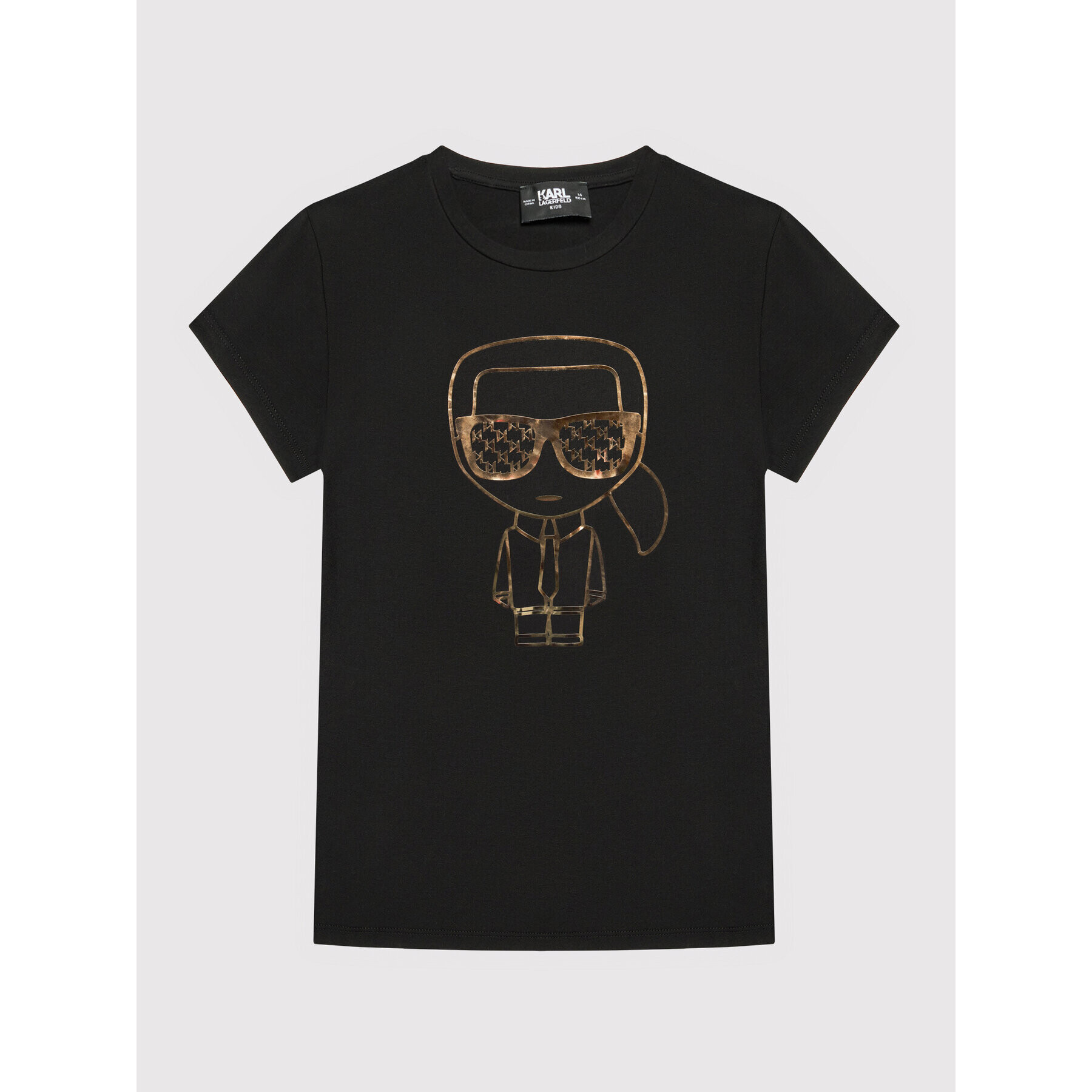 KARL LAGERFELD Тишърт Z15359 D Черен Regular Fit - Pepit.bg