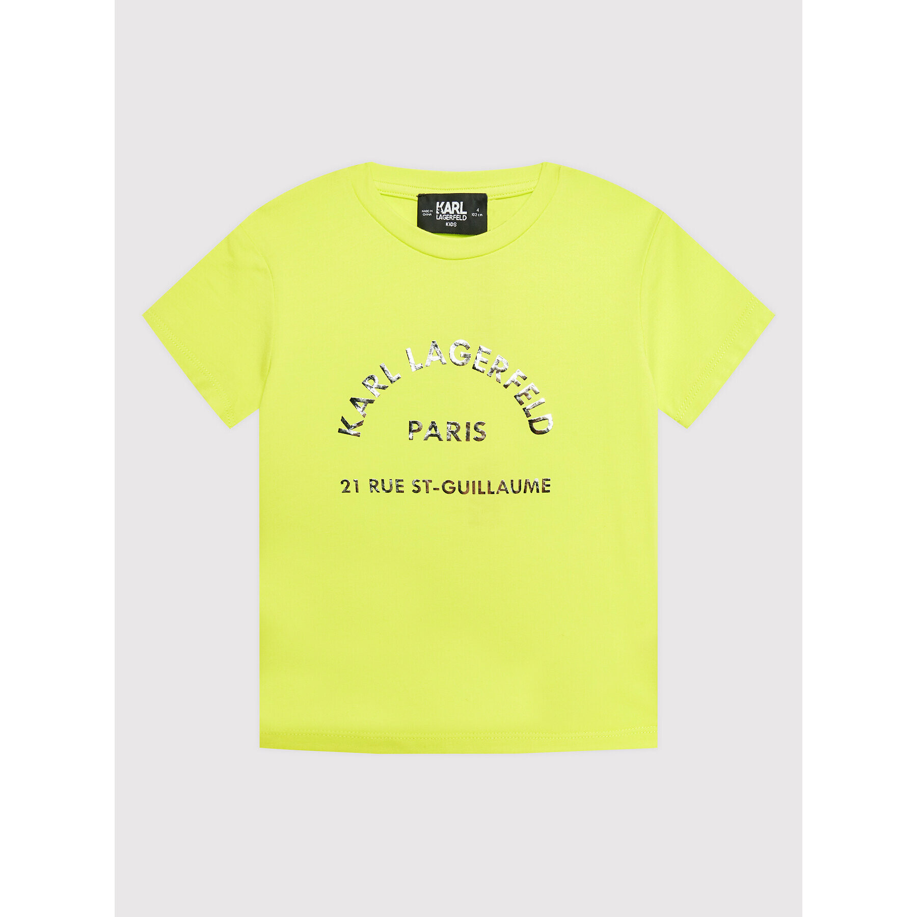 KARL LAGERFELD Тишърт Z15380 D Зелен Regular Fit - Pepit.bg