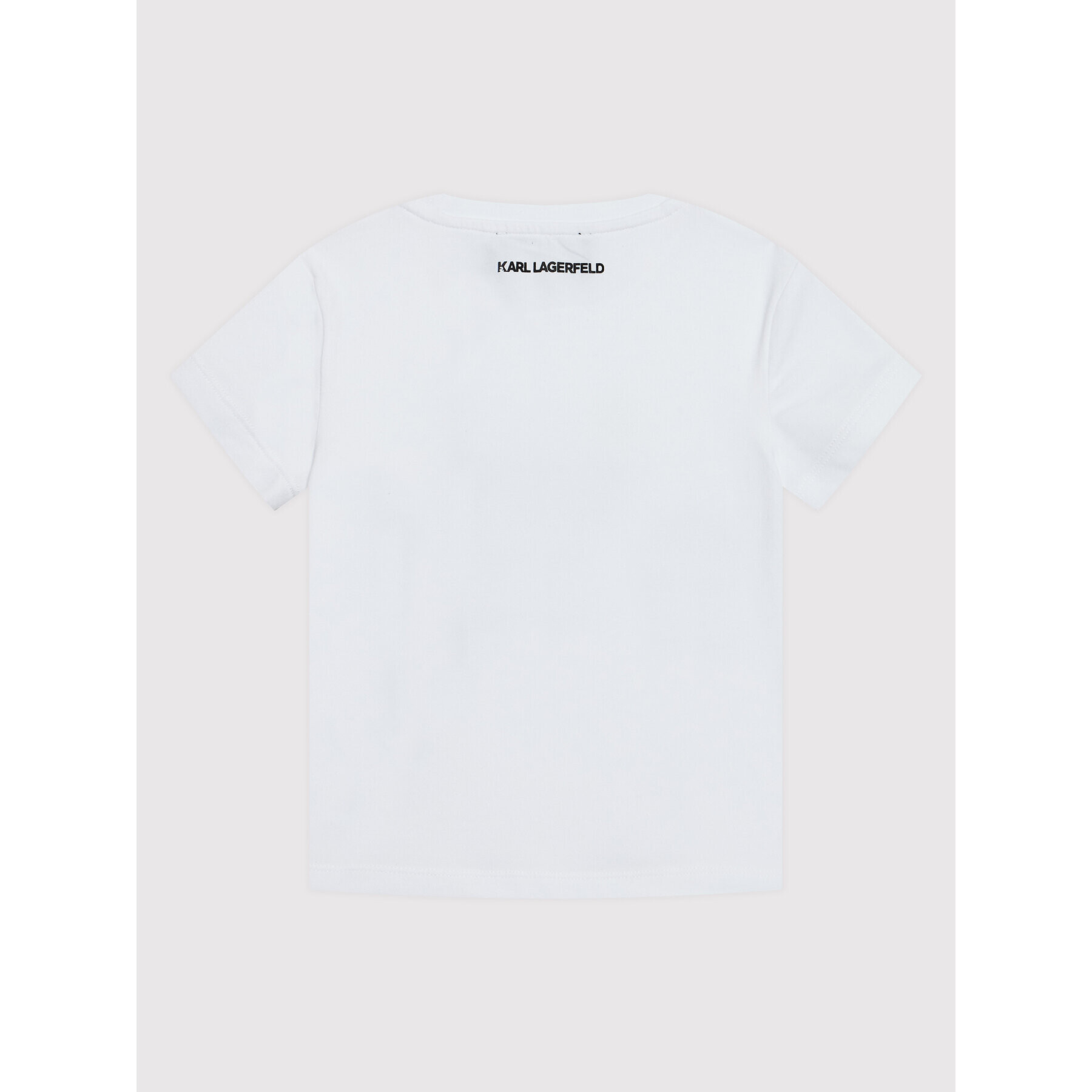 KARL LAGERFELD Тишърт Z15383 S Бял Regular Fit - Pepit.bg