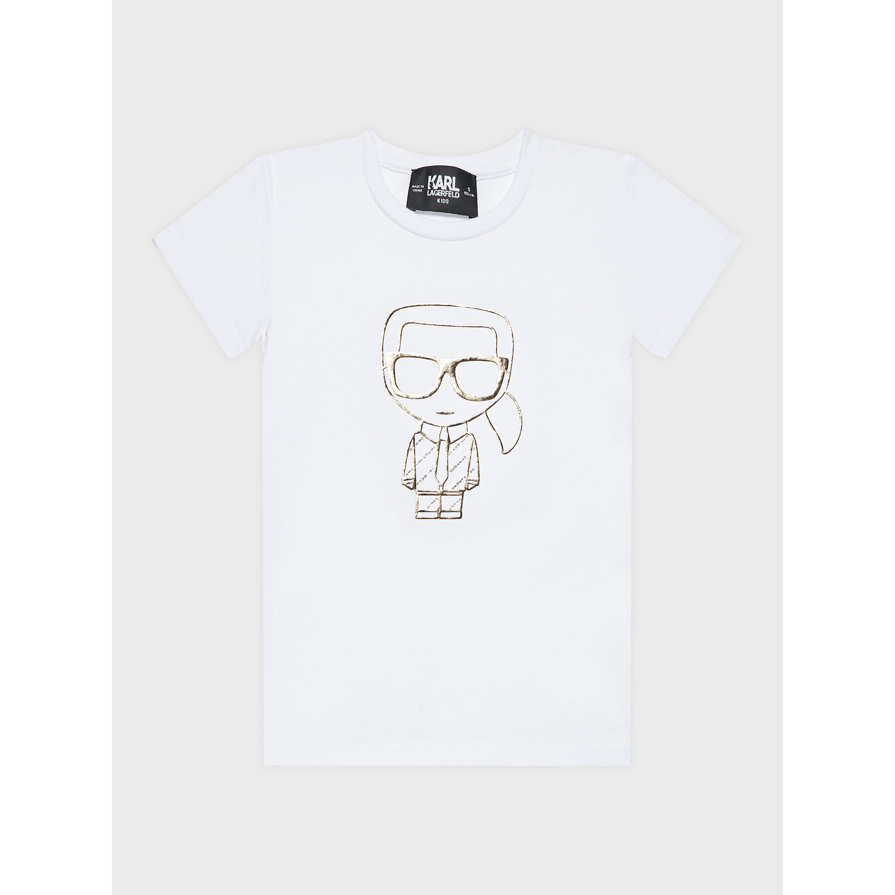 KARL LAGERFELD Тишърт Z15386 D Бял Regular Fit - Pepit.bg