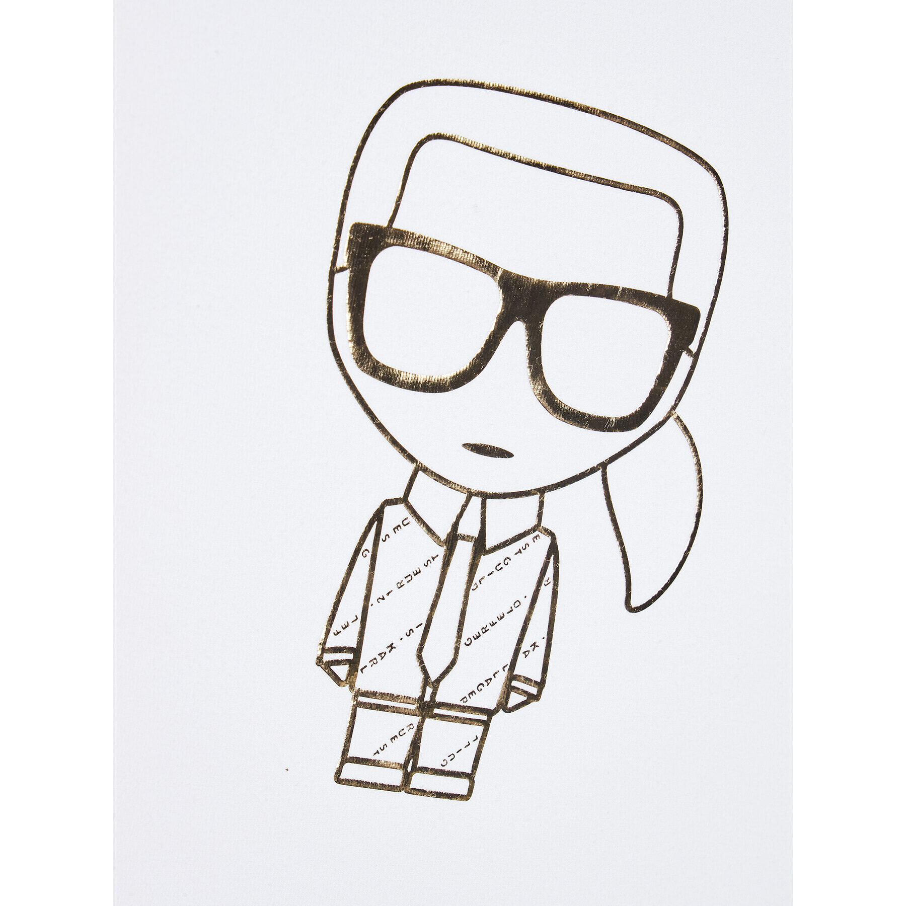 KARL LAGERFELD Тишърт Z15386 D Бял Regular Fit - Pepit.bg