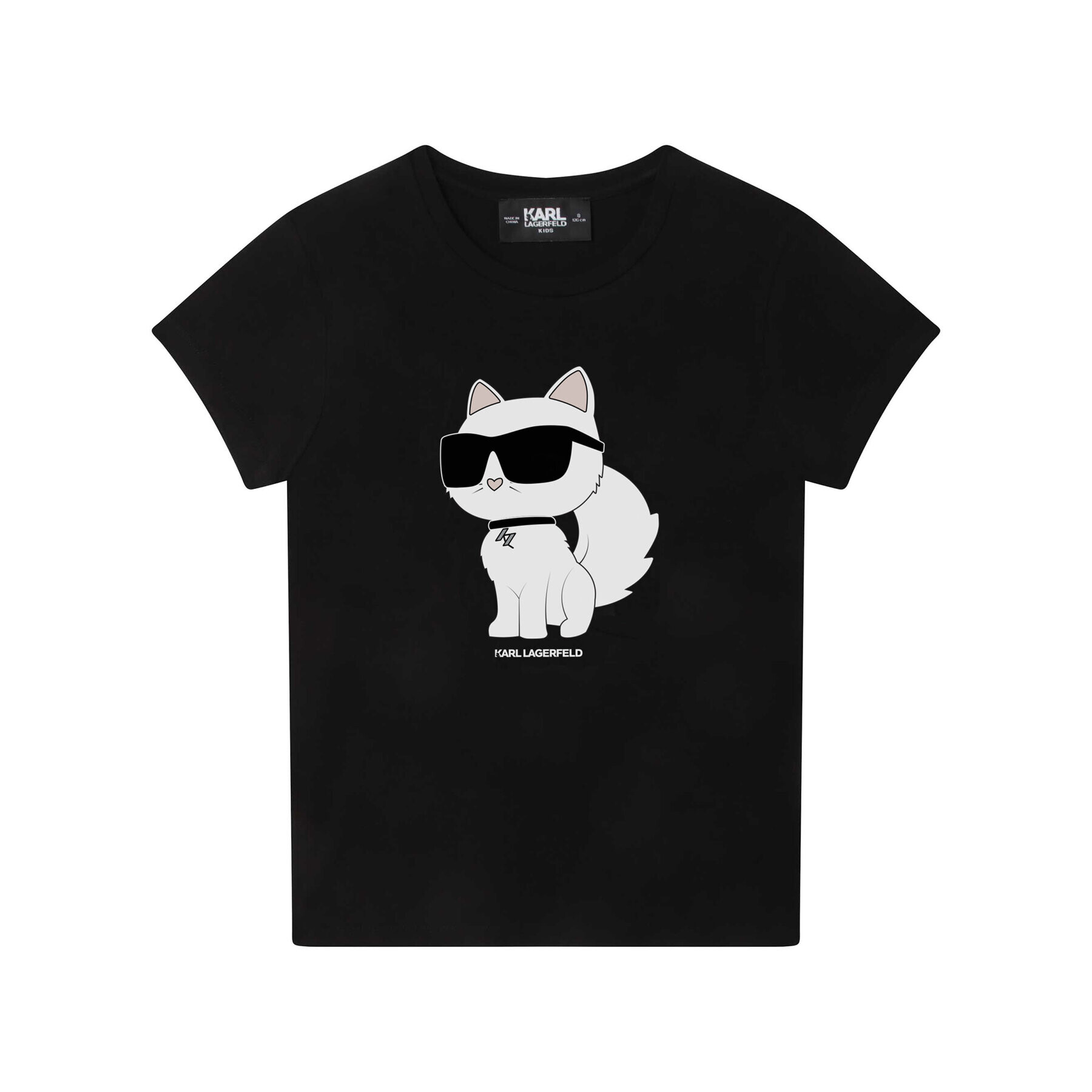 KARL LAGERFELD Тишърт Z15416 S Черен Regular Fit - Pepit.bg