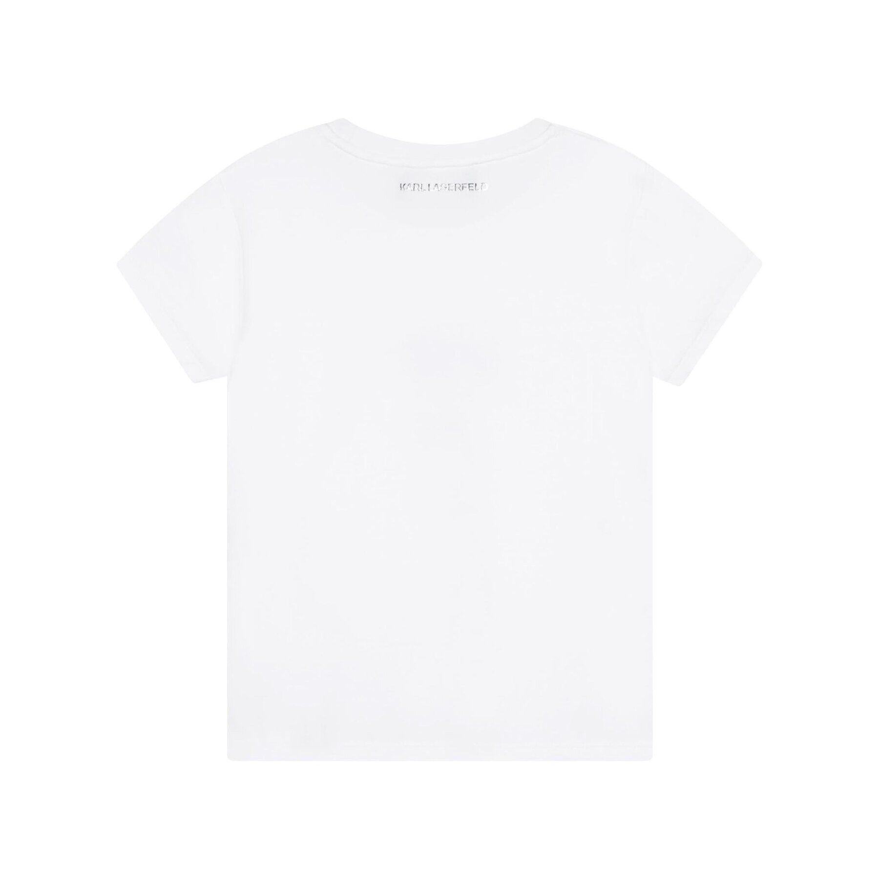 Karl Lagerfeld Kids Тишърт Z15417 D Бял Regular Fit - Pepit.bg
