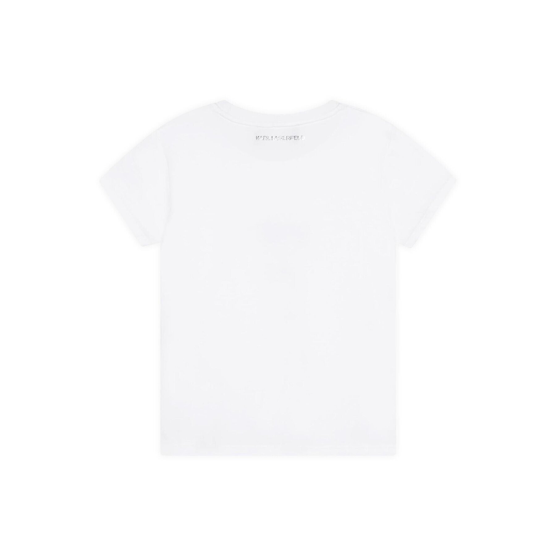 Karl Lagerfeld Kids Тишърт Z15417 D Бял Regular Fit - Pepit.bg