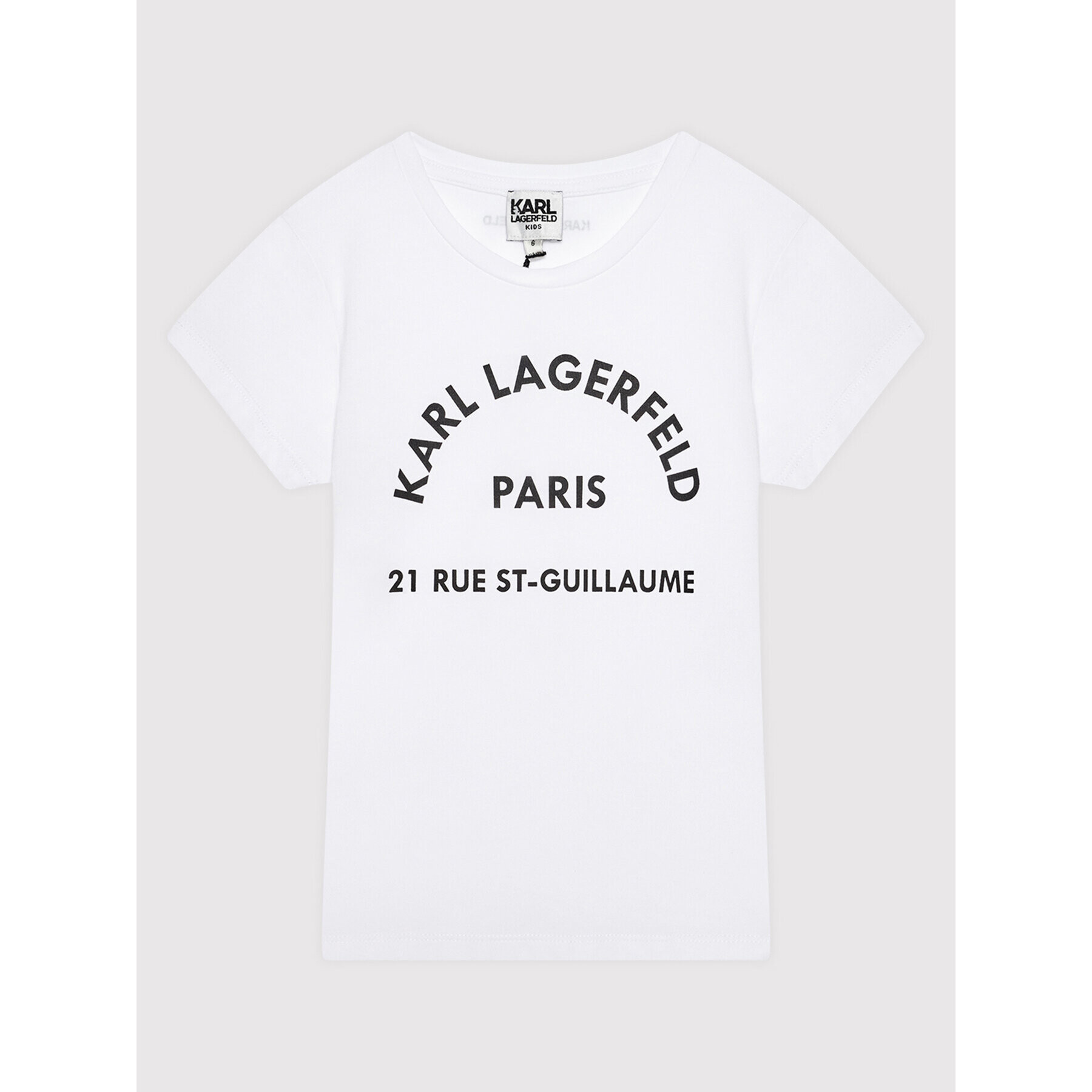 KARL LAGERFELD Тишърт Z15T59 D Бял Regular Fit - Pepit.bg