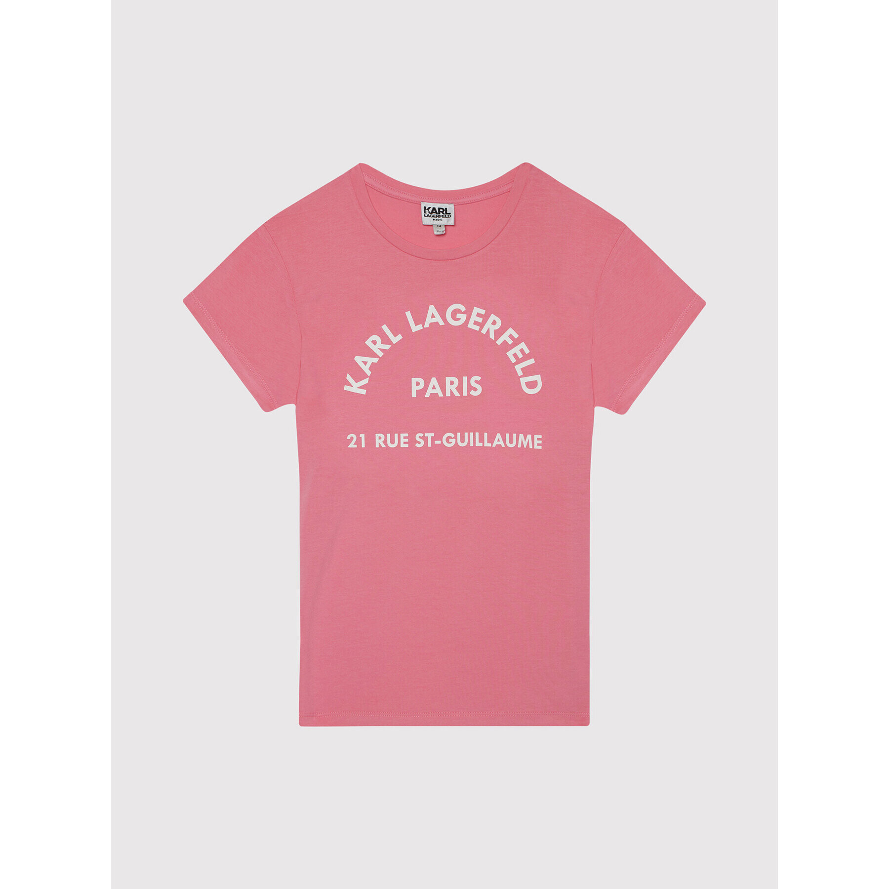 KARL LAGERFELD Тишърт Z15T59 M Розов Regular Fit - Pepit.bg
