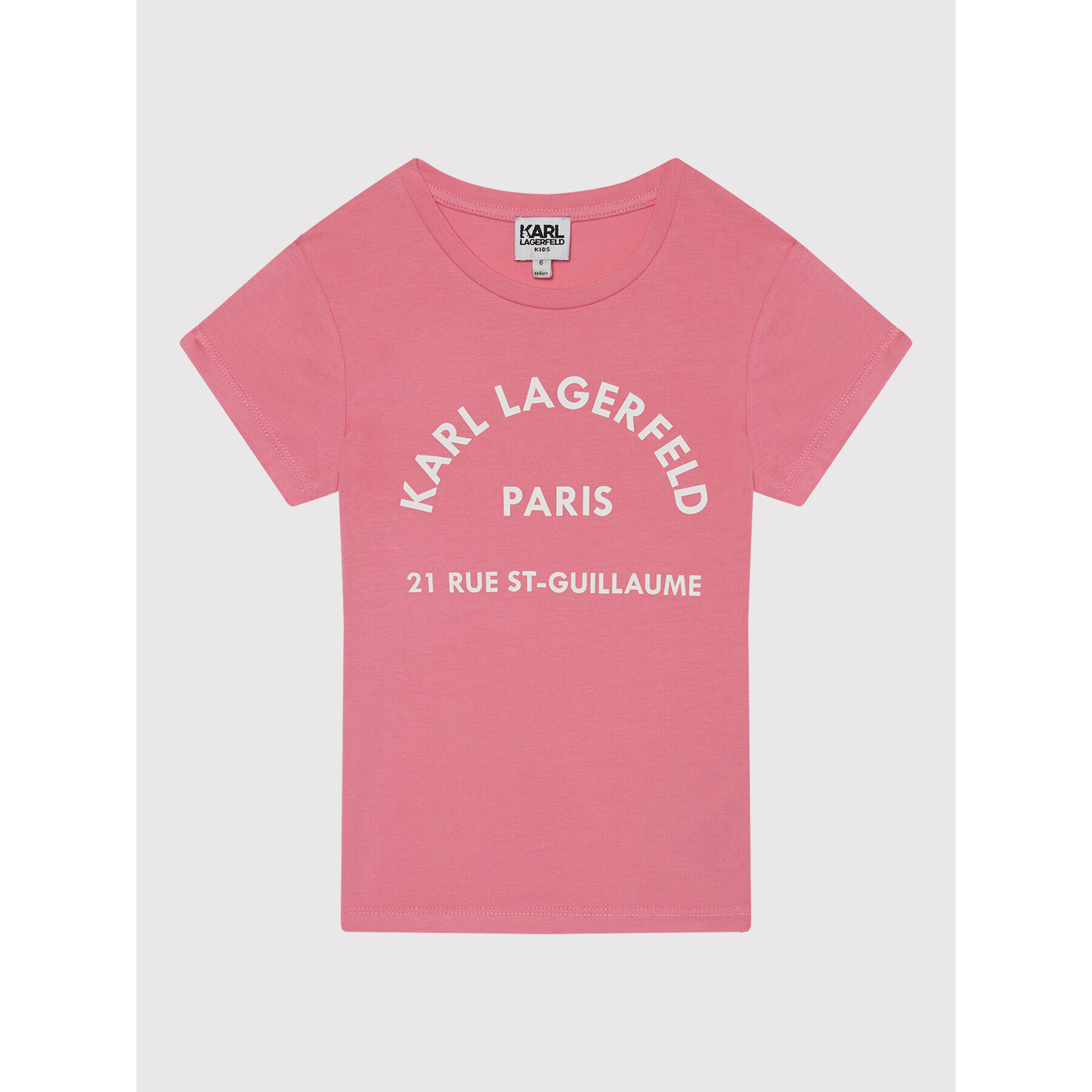 KARL LAGERFELD Тишърт Z15T59 S Розов Regular Fit - Pepit.bg