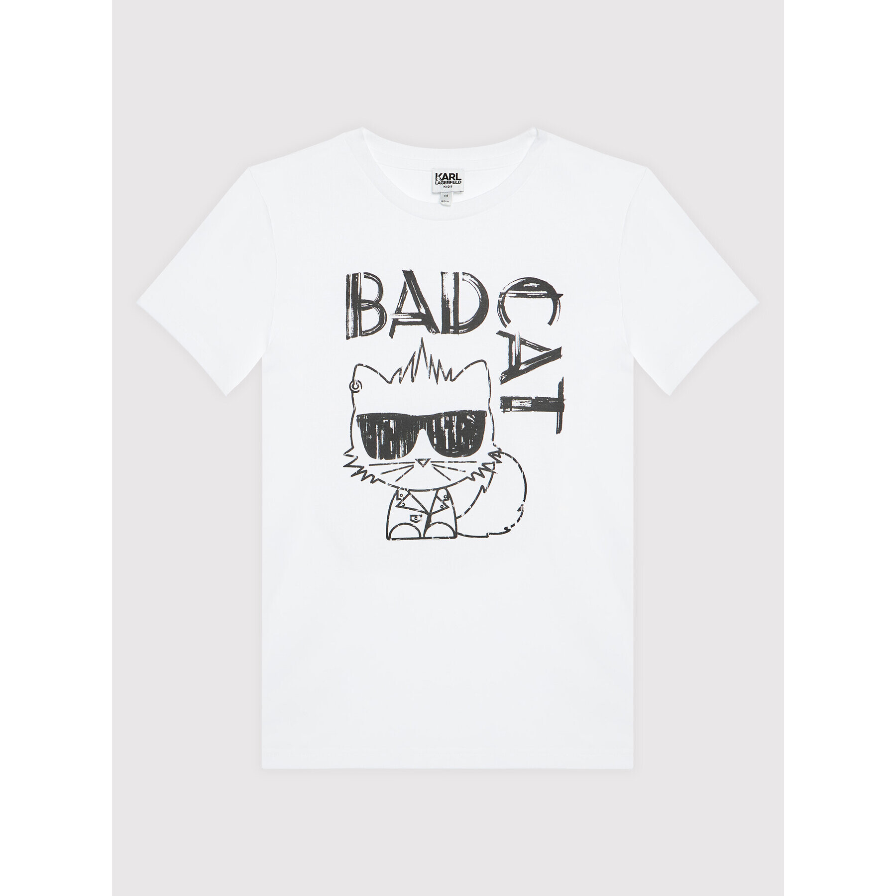 KARL LAGERFELD Тишърт Z2530 D Бял Regular Fit - Pepit.bg
