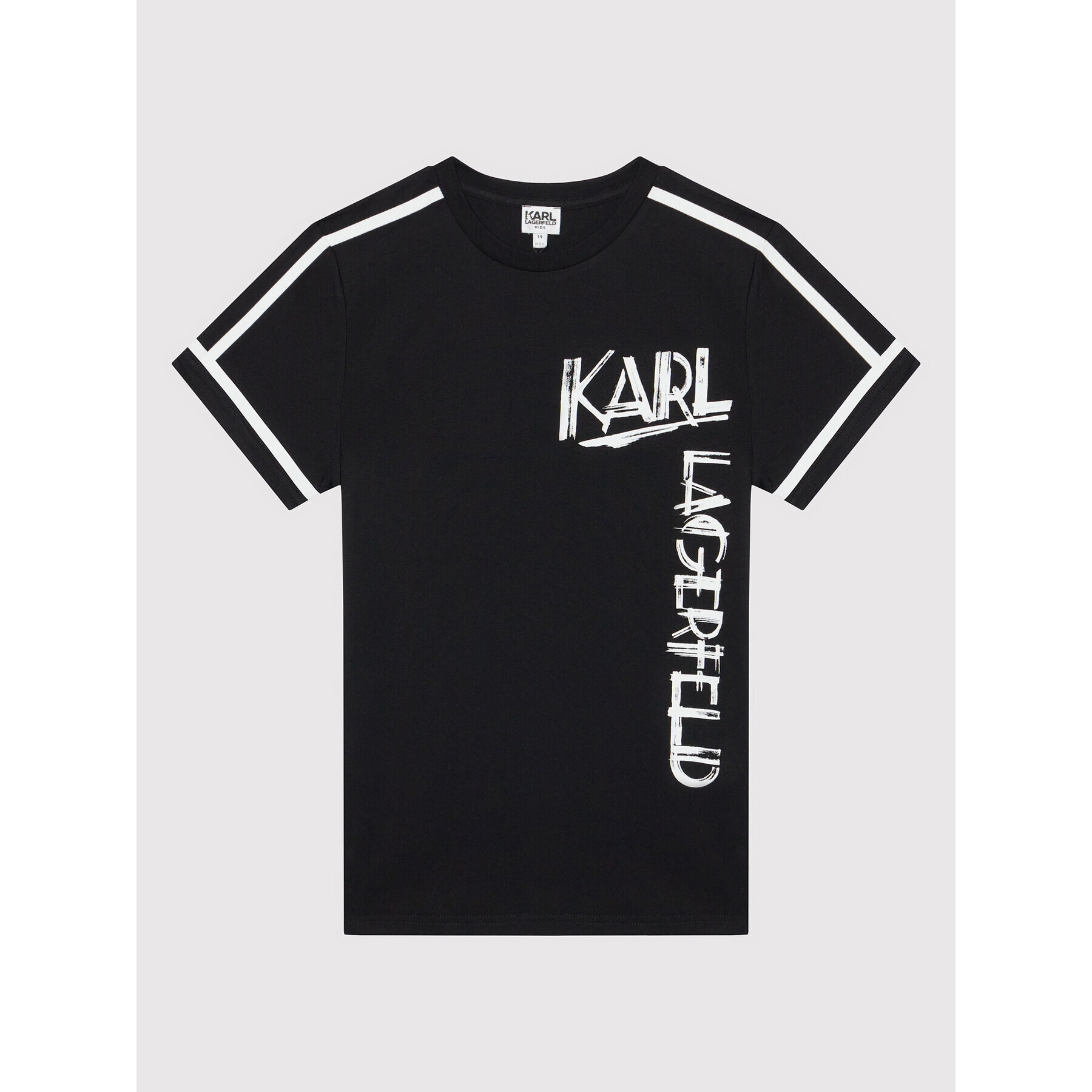 KARL LAGERFELD Тишърт Z25300 M Черен Regular Fit - Pepit.bg