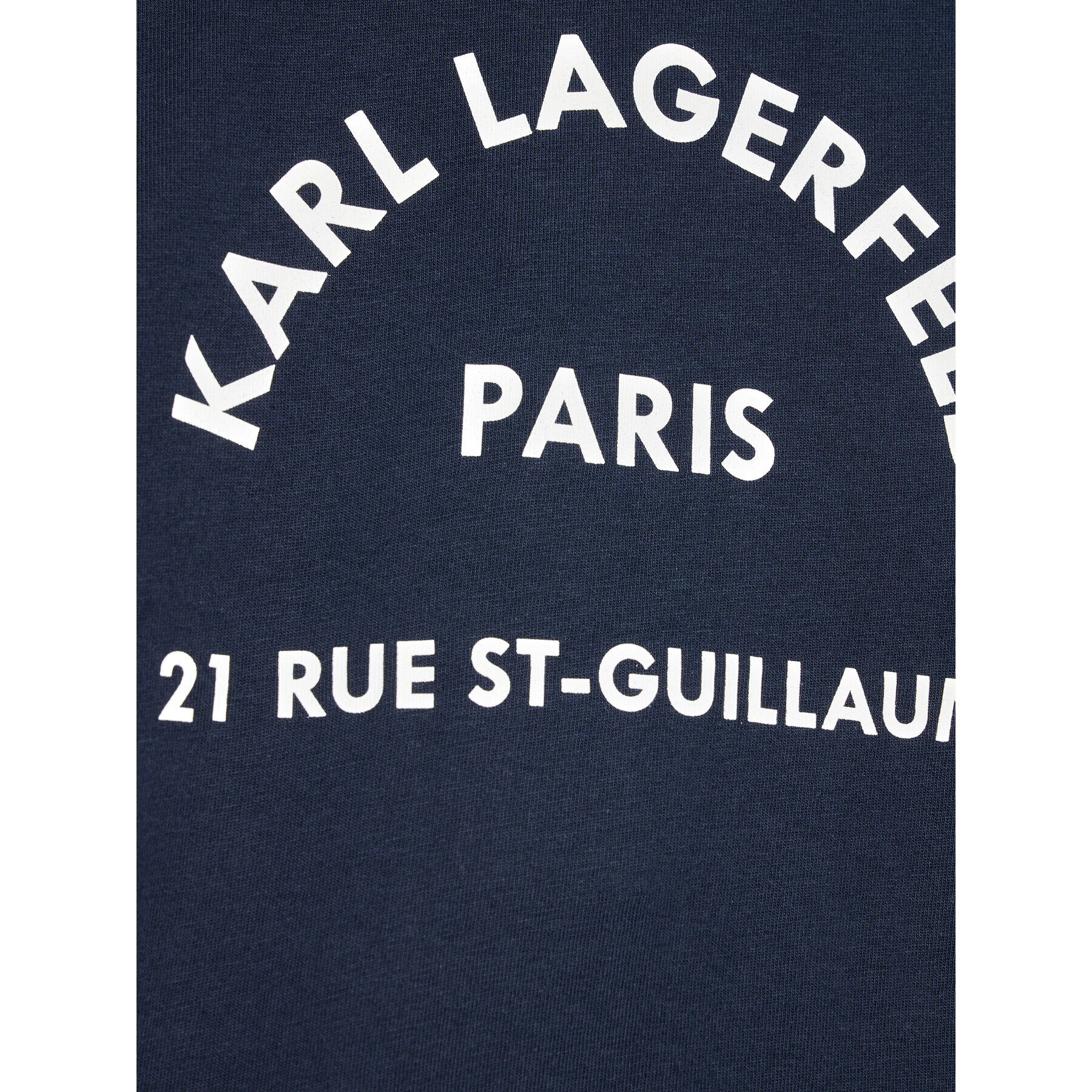 KARL LAGERFELD Тишърт Z25316 S Тъмносин Regular Fit - Pepit.bg