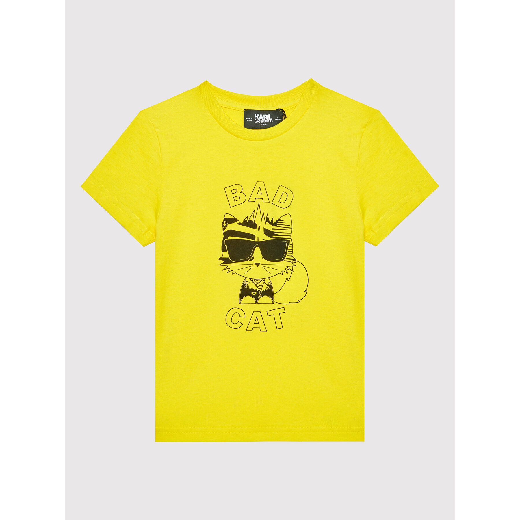 KARL LAGERFELD Тишърт Z25333 M Жълт Regular Fit - Pepit.bg