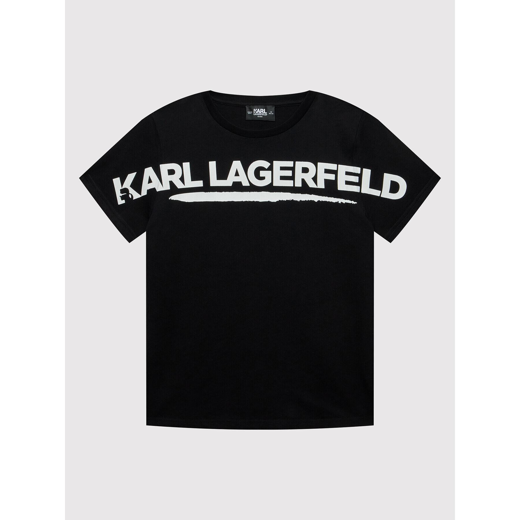 KARL LAGERFELD Тишърт Z25336 D Черен Regular Fit - Pepit.bg