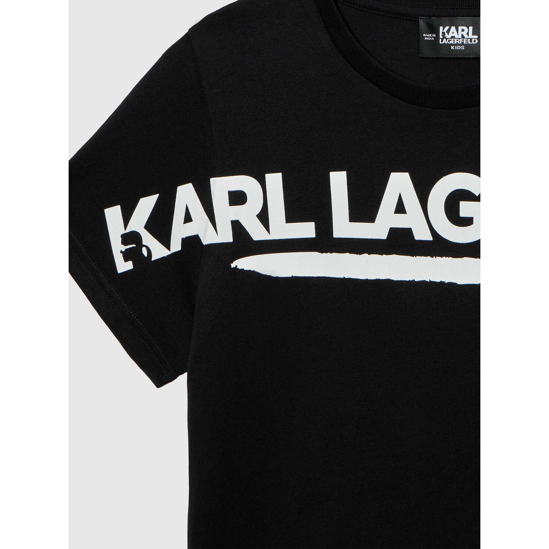 KARL LAGERFELD Тишърт Z25336 S Черен Regular Fit - Pepit.bg