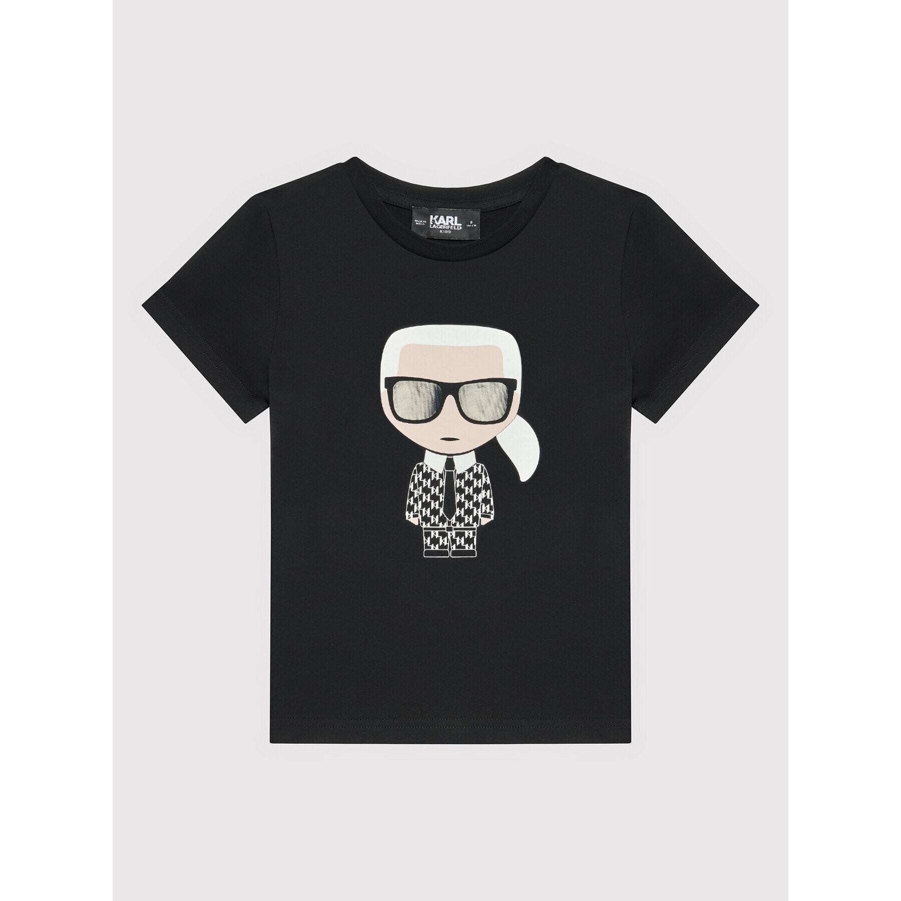 KARL LAGERFELD Тишърт Z25337 D Черен Regular Fit - Pepit.bg