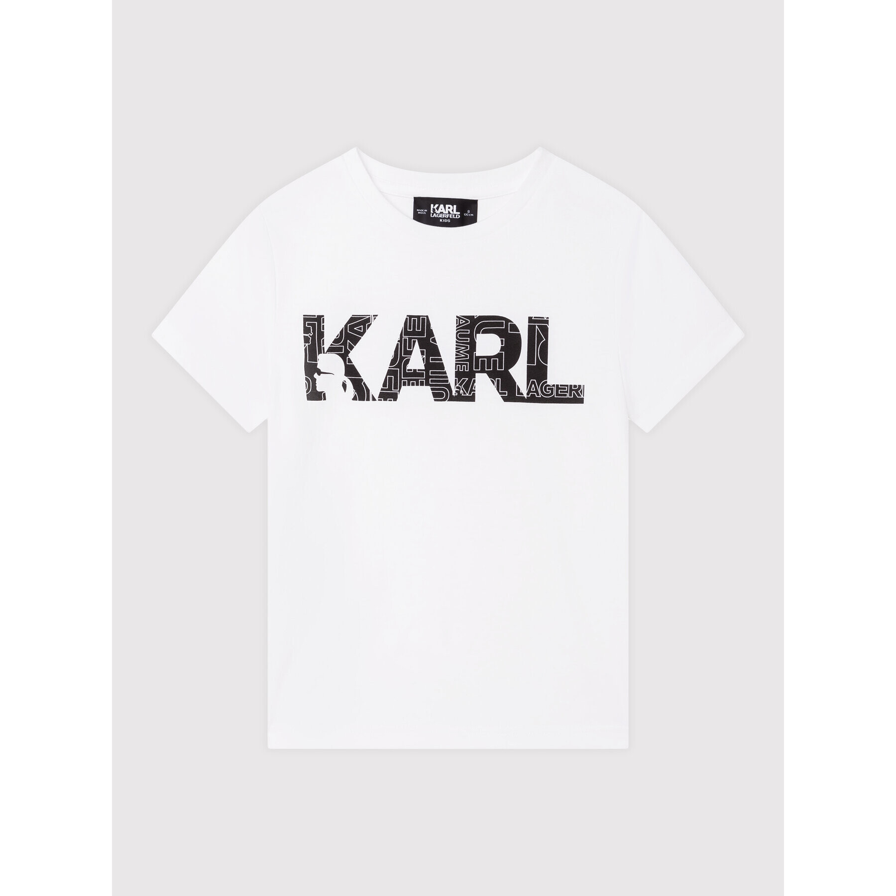 KARL LAGERFELD Тишърт Z25358 D Бял Regular Fit - Pepit.bg