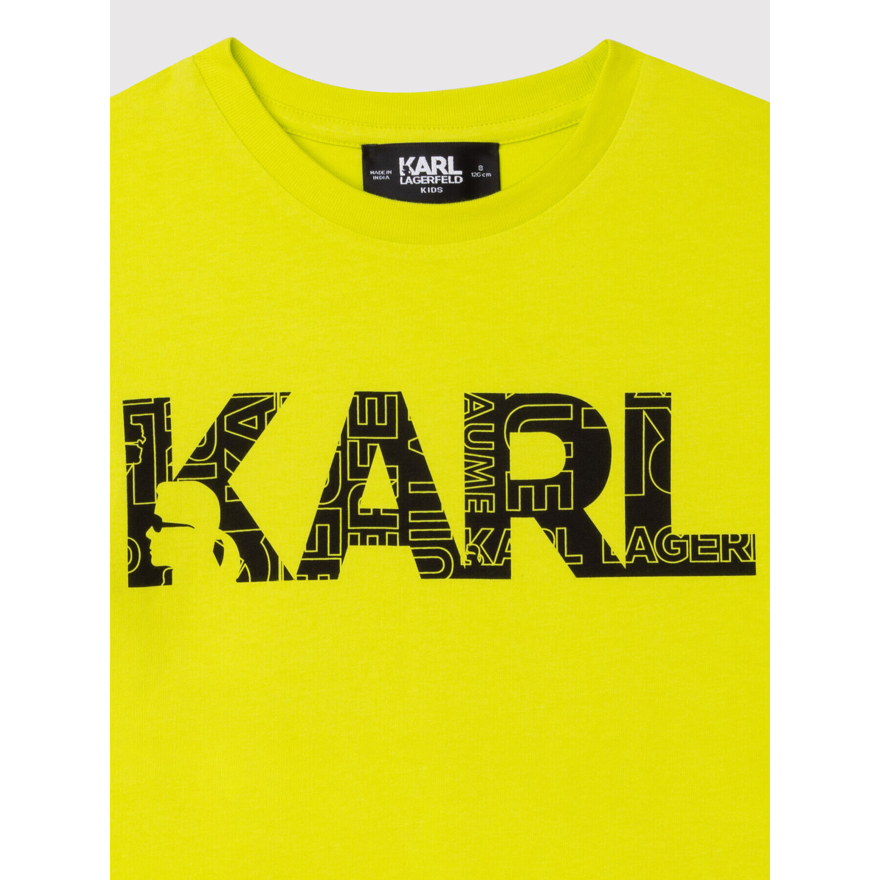 KARL LAGERFELD Тишърт Z25358 M Зелен Regular Fit - Pepit.bg