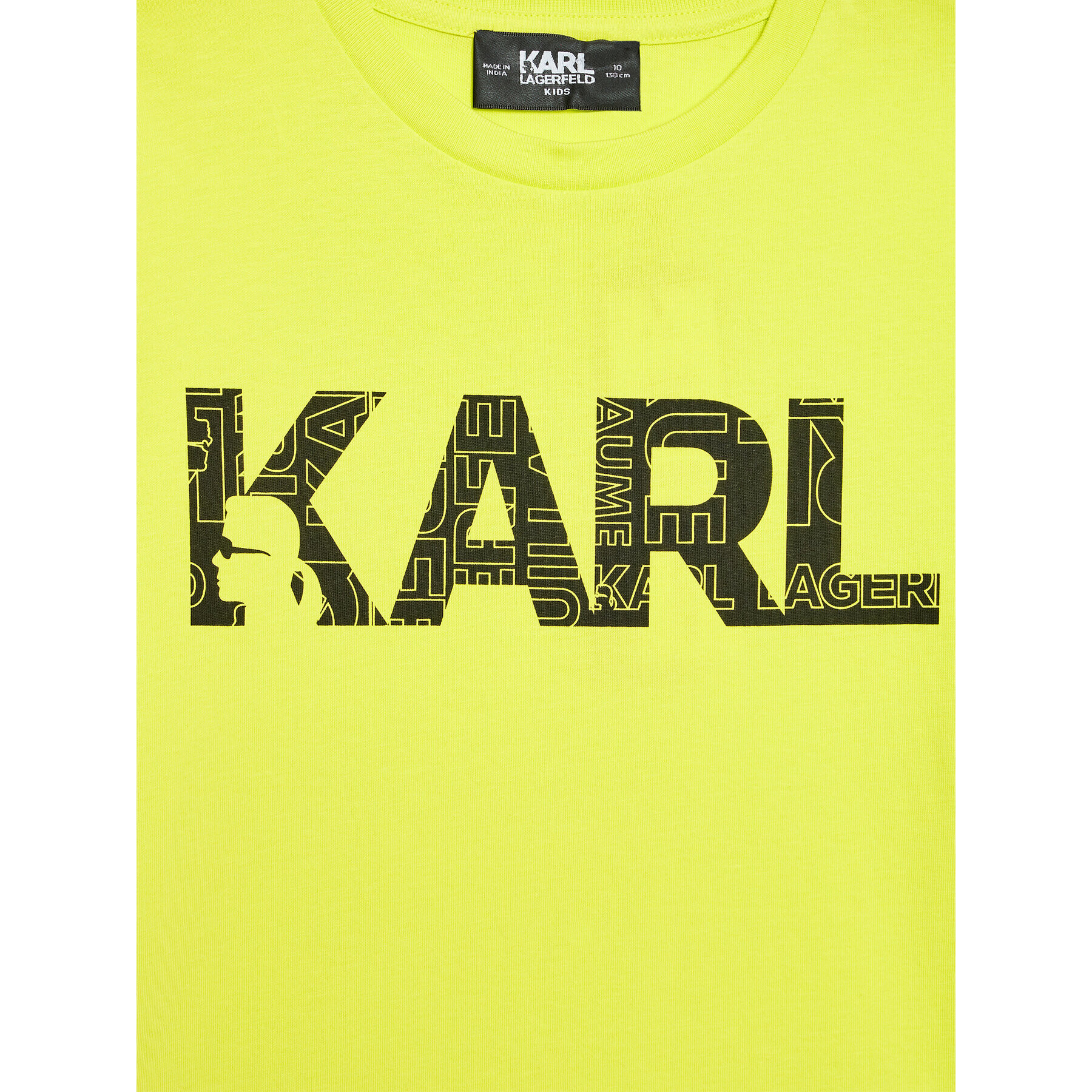 KARL LAGERFELD Тишърт Z25358 M Зелен Regular Fit - Pepit.bg