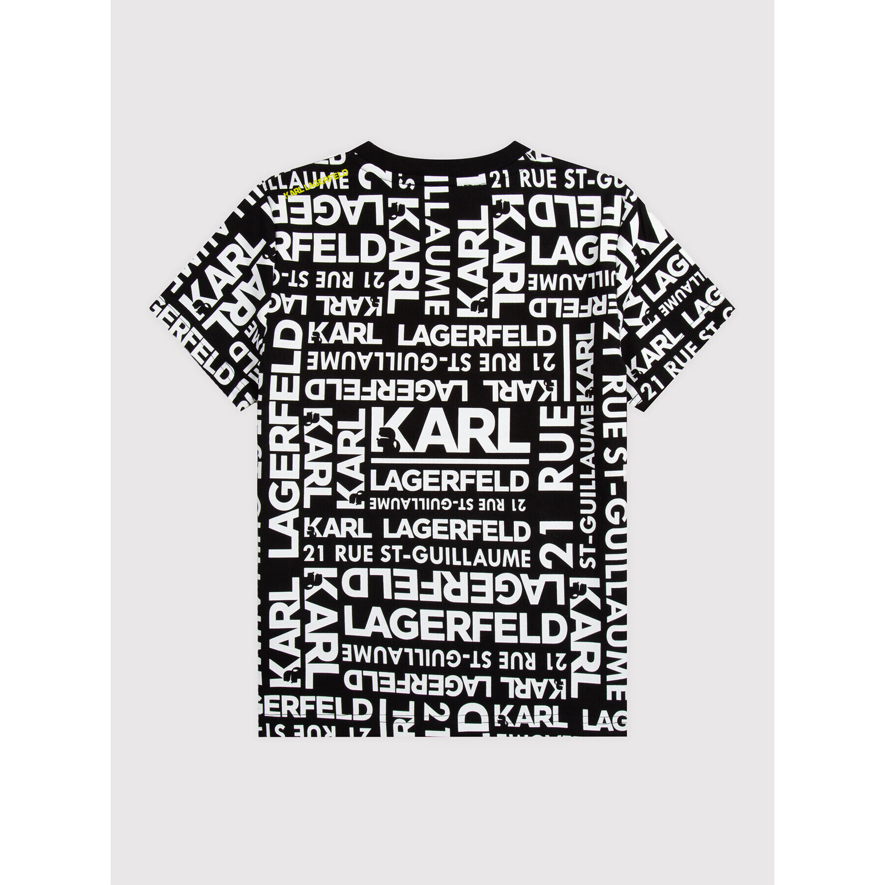 KARL LAGERFELD Тишърт Z25367 M Черен Regular Fit - Pepit.bg