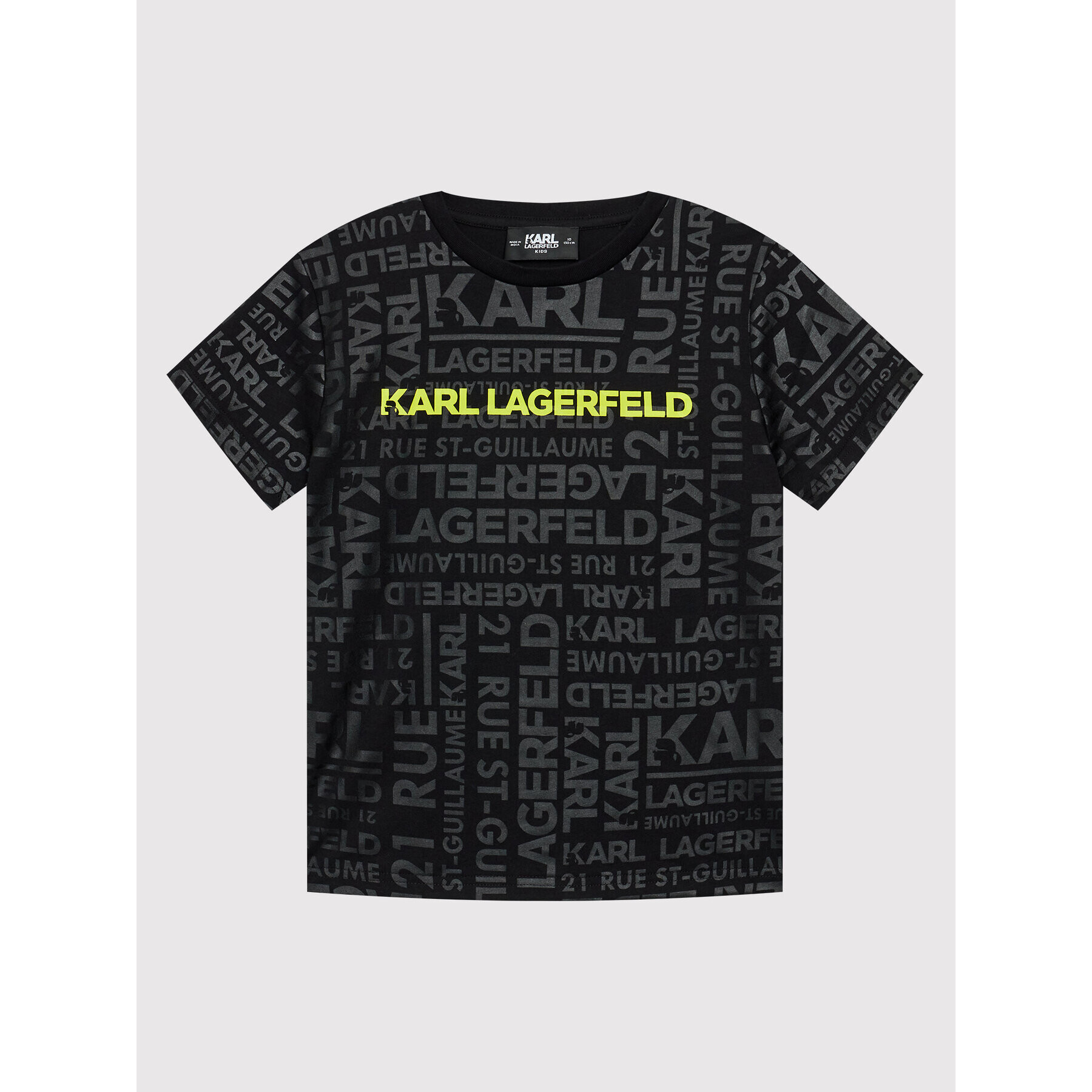 KARL LAGERFELD Тишърт Z25367 S Черен Regular Fit - Pepit.bg