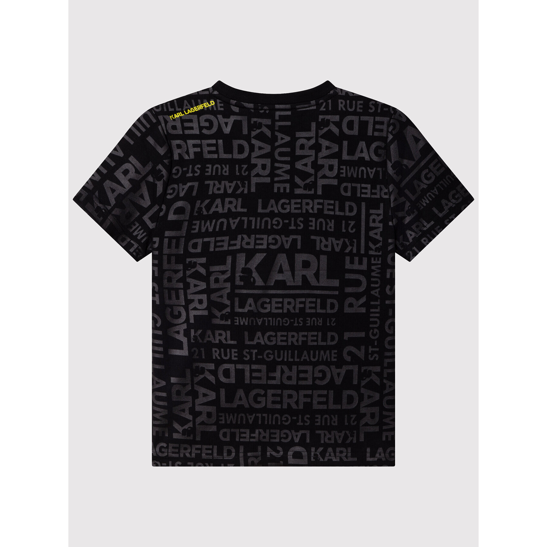 KARL LAGERFELD Тишърт Z25367 S Черен Regular Fit - Pepit.bg
