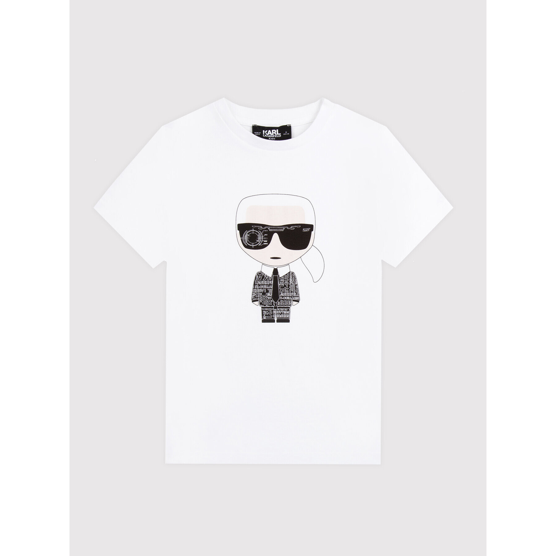 KARL LAGERFELD Тишърт Z25370 D Бял Regular Fit - Pepit.bg