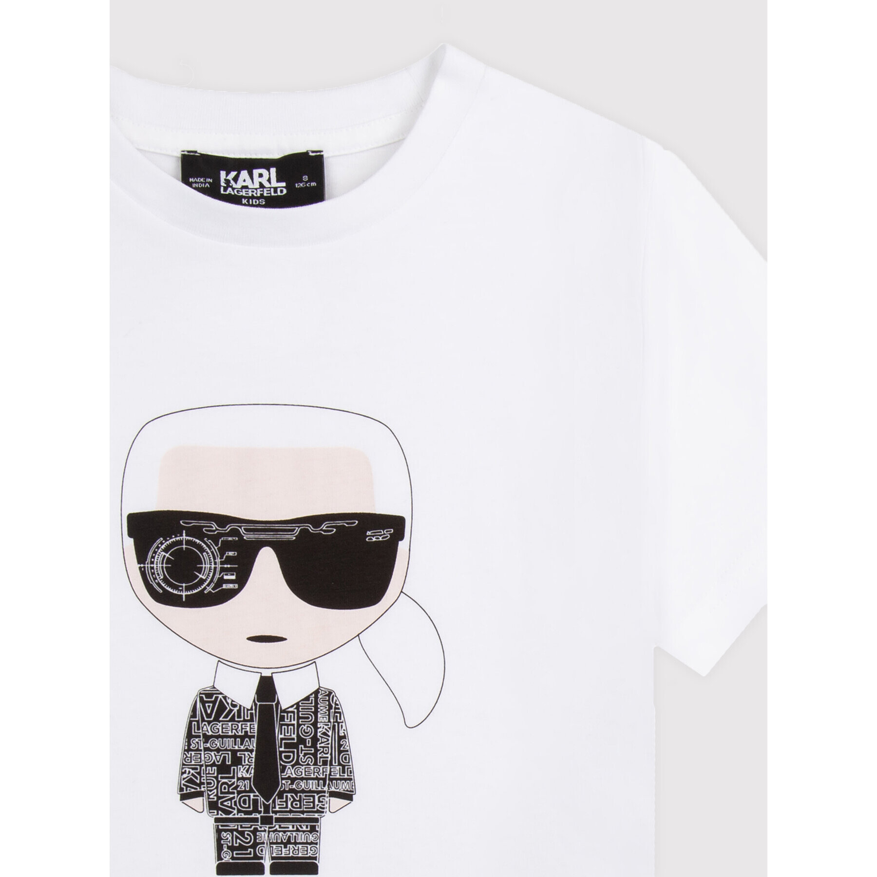 KARL LAGERFELD Тишърт Z25370 D Бял Regular Fit - Pepit.bg