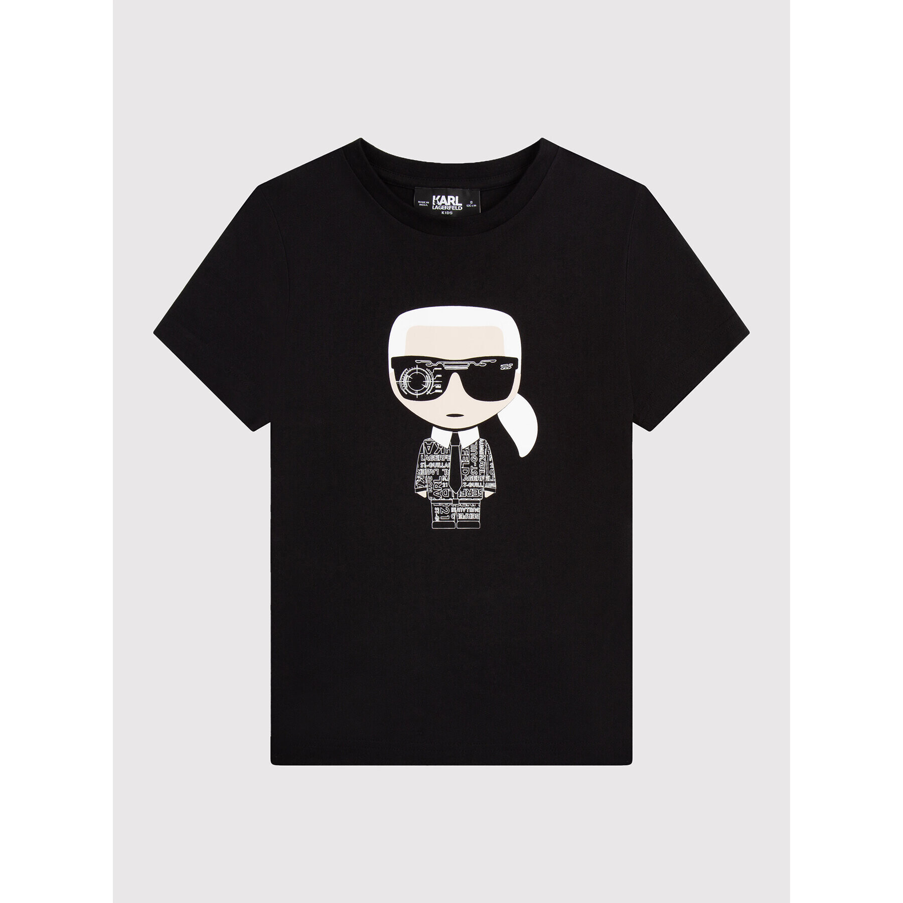 KARL LAGERFELD Тишърт Z25370 S Черен Regular Fit - Pepit.bg