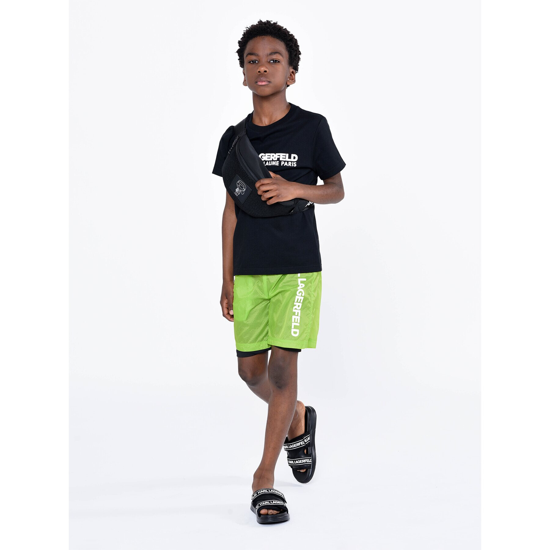 Karl Lagerfeld Kids Тишърт Z25393 D Черен Regular Fit - Pepit.bg