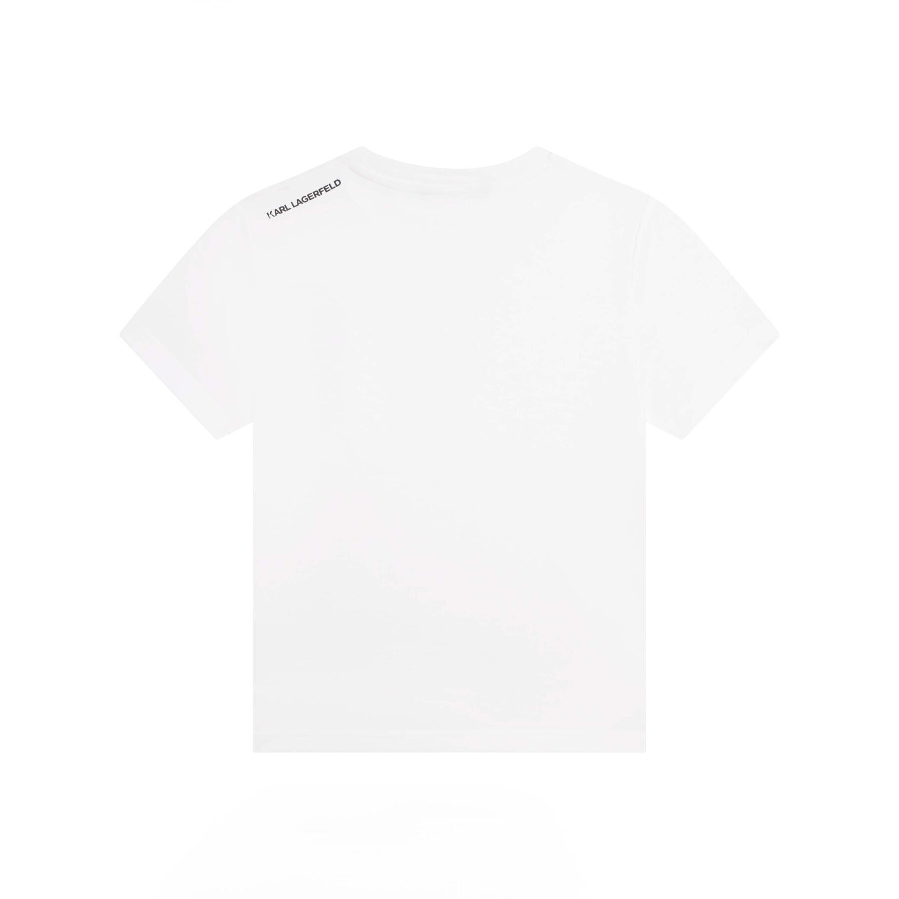 Karl Lagerfeld Kids Тишърт Z25393 S Бял Regular Fit - Pepit.bg