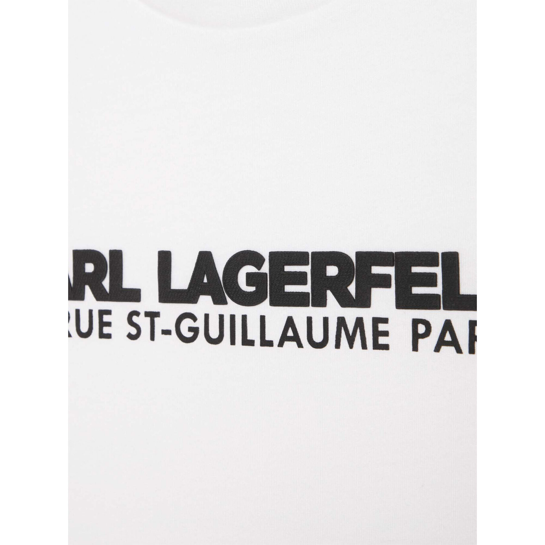 Karl Lagerfeld Kids Тишърт Z25393 S Бял Regular Fit - Pepit.bg