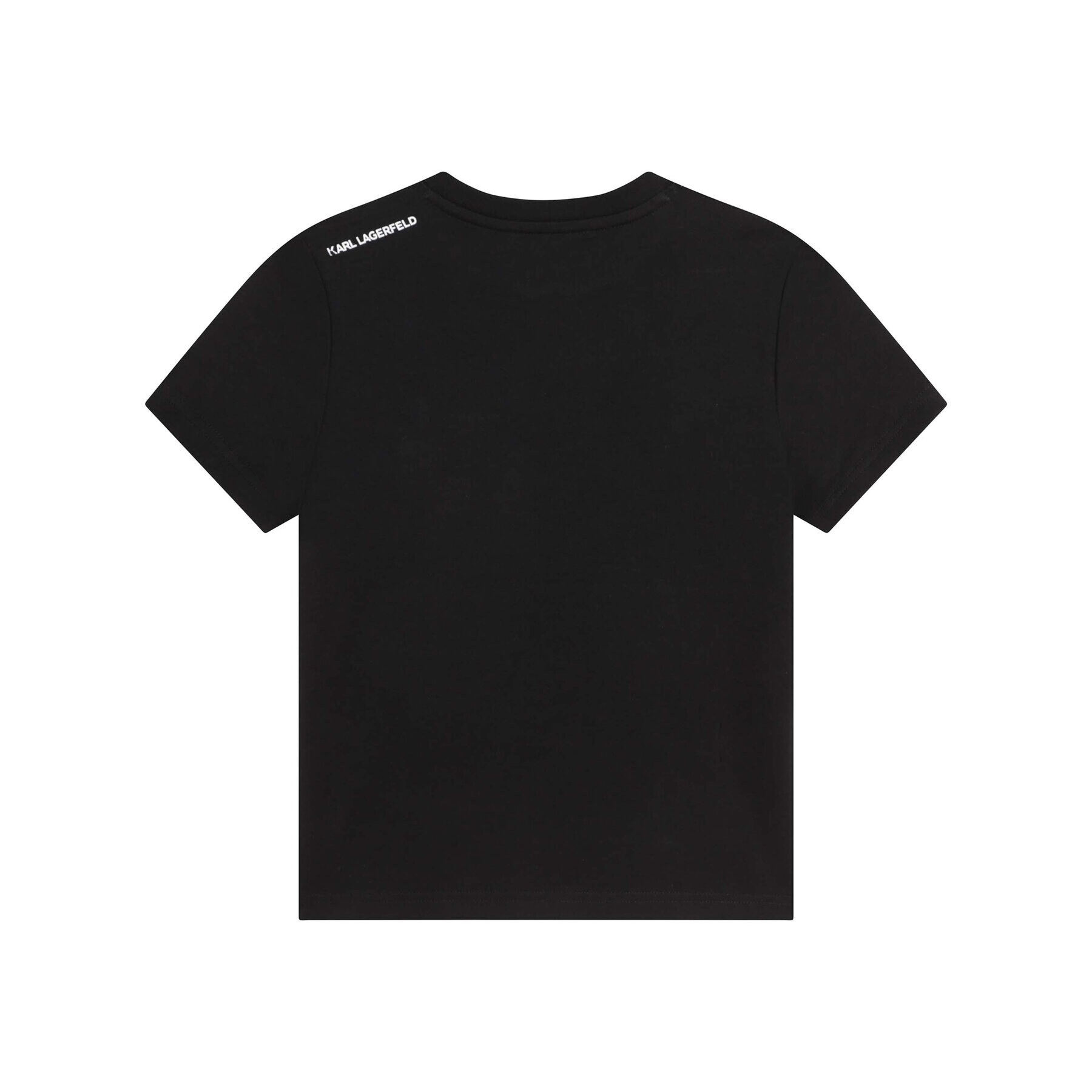 Karl Lagerfeld Kids Тишърт Z25393 S Черен Regular Fit - Pepit.bg