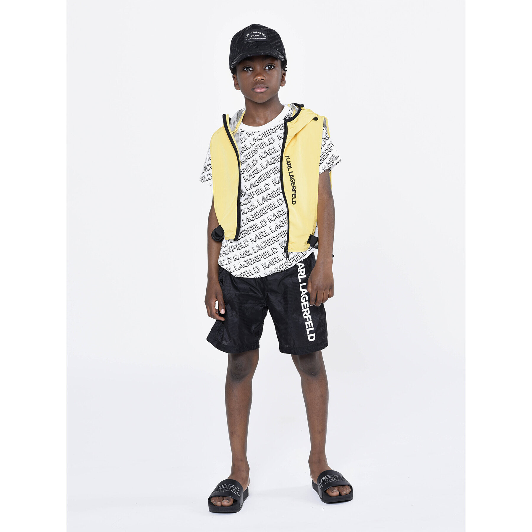 Karl Lagerfeld Kids Тишърт Z25395 D Бял Regular Fit - Pepit.bg