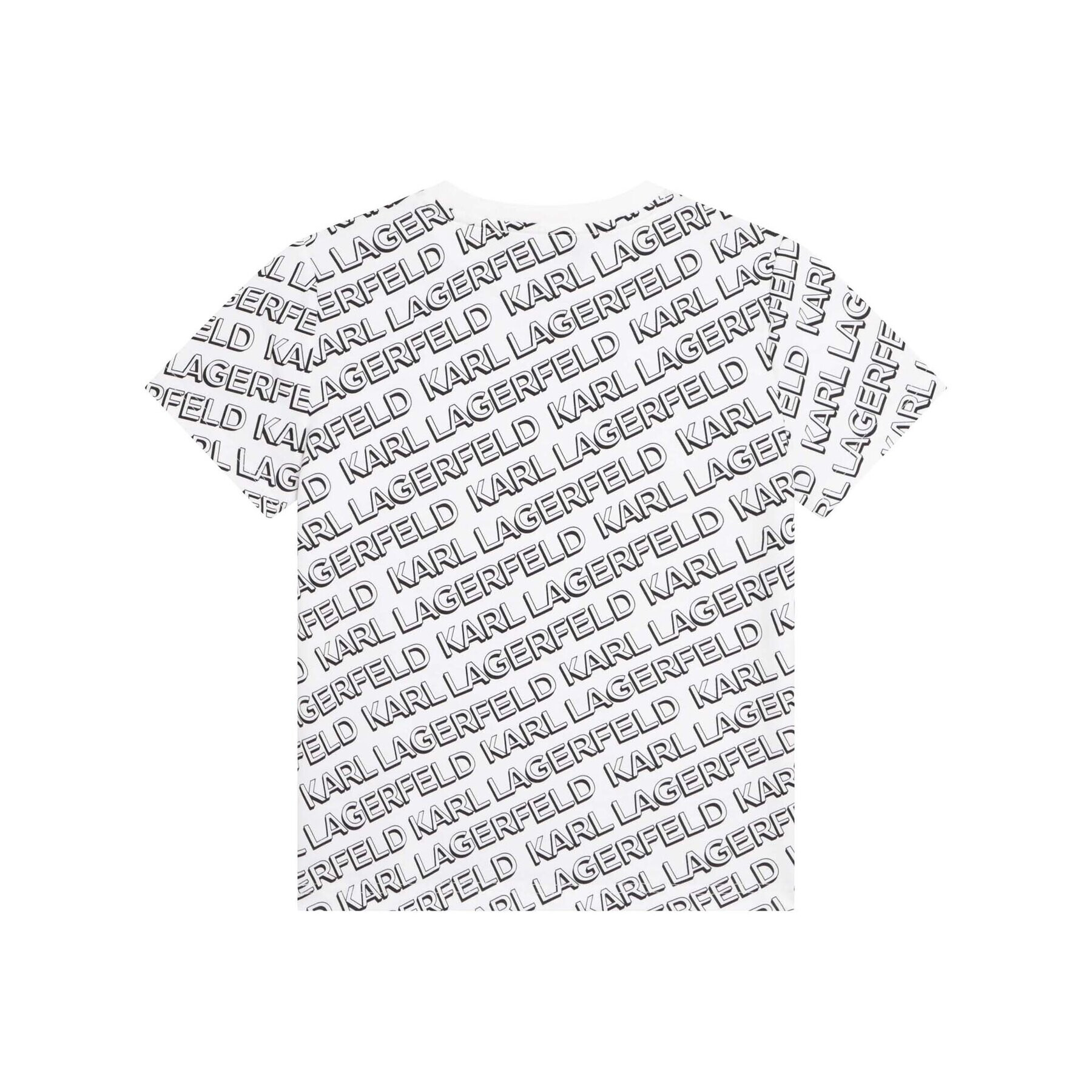 Karl Lagerfeld Kids Тишърт Z25395 M Черен Regular Fit - Pepit.bg