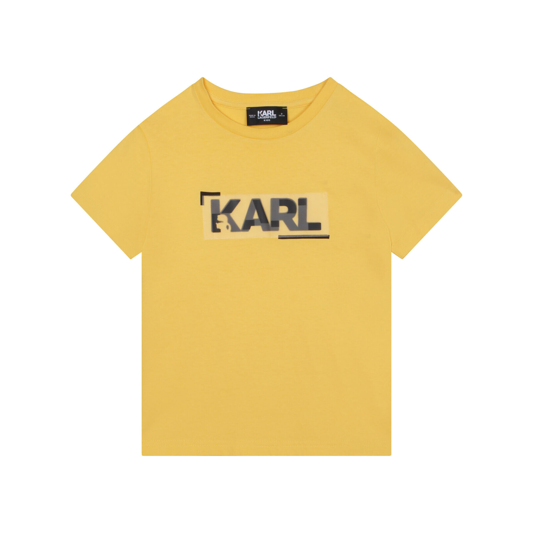 Karl Lagerfeld Kids Тишърт Z25397 D Жълт Regular Fit - Pepit.bg