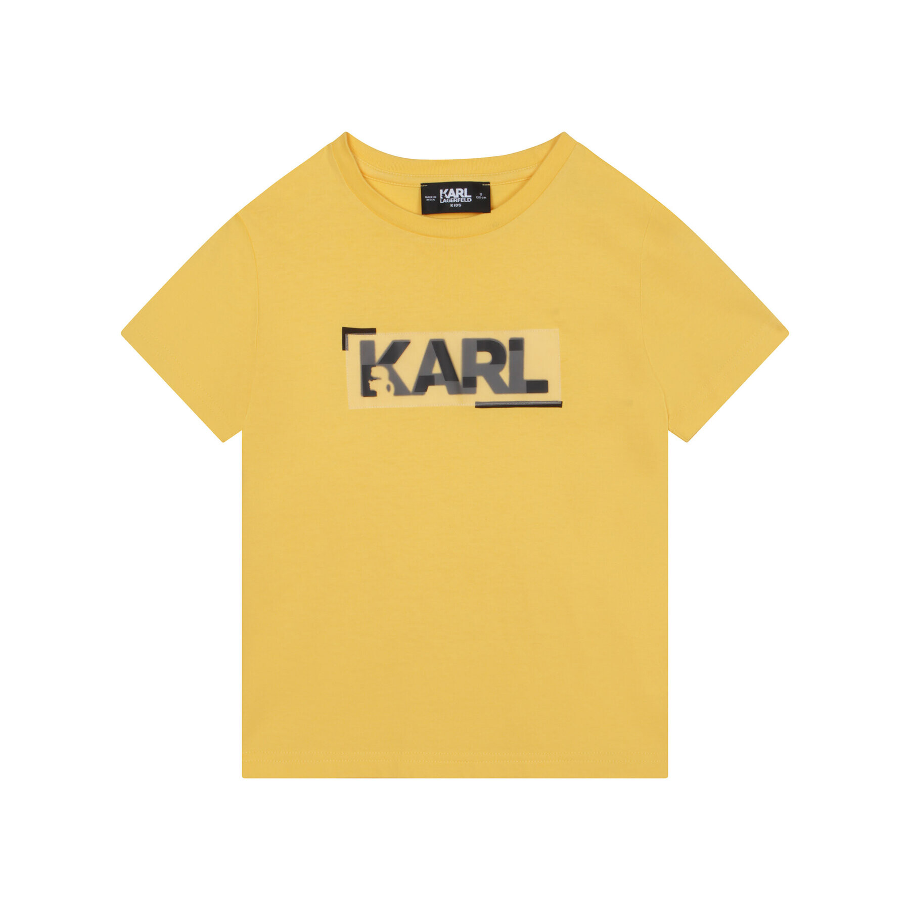 Karl Lagerfeld Kids Тишърт Z25397 D Жълт Regular Fit - Pepit.bg
