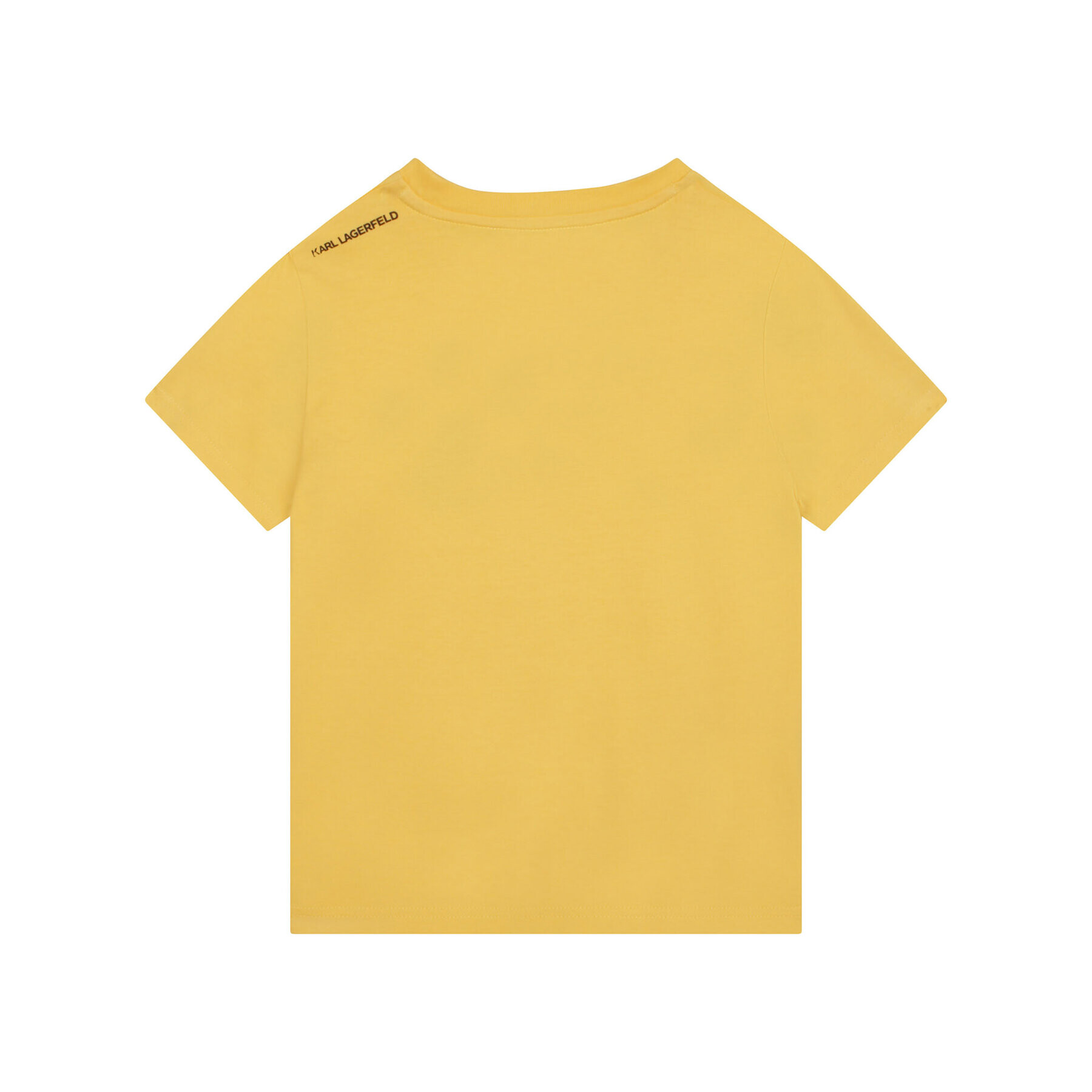 Karl Lagerfeld Kids Тишърт Z25397 D Жълт Regular Fit - Pepit.bg