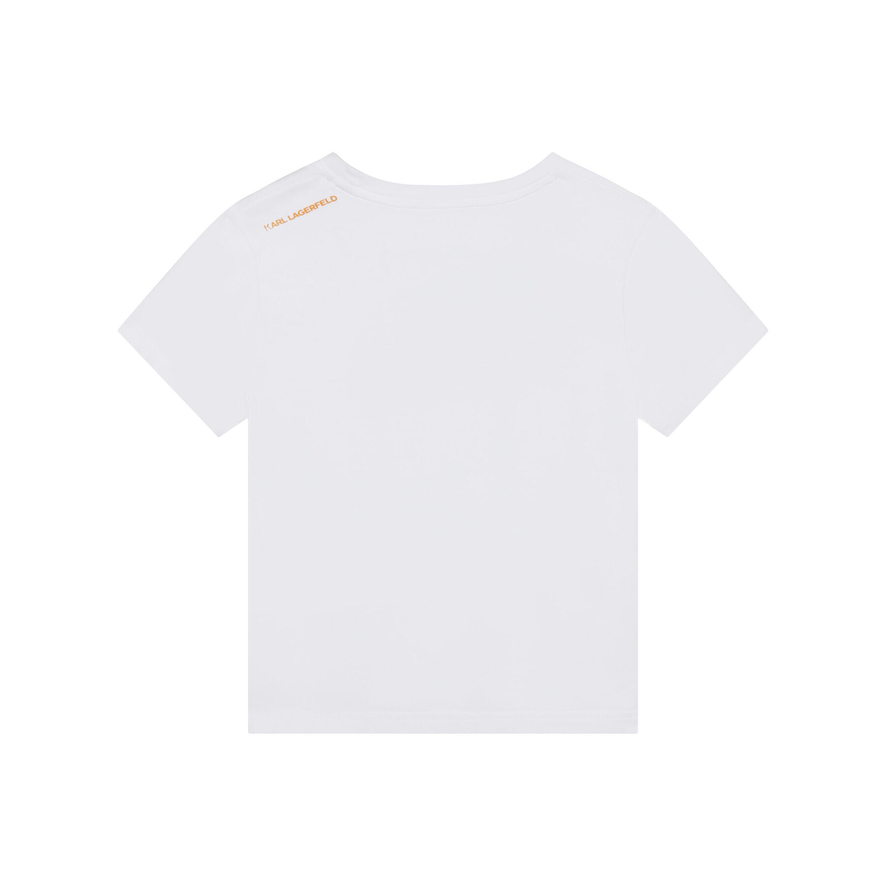 Karl Lagerfeld Kids Тишърт Z25397 M Бял Regular Fit - Pepit.bg